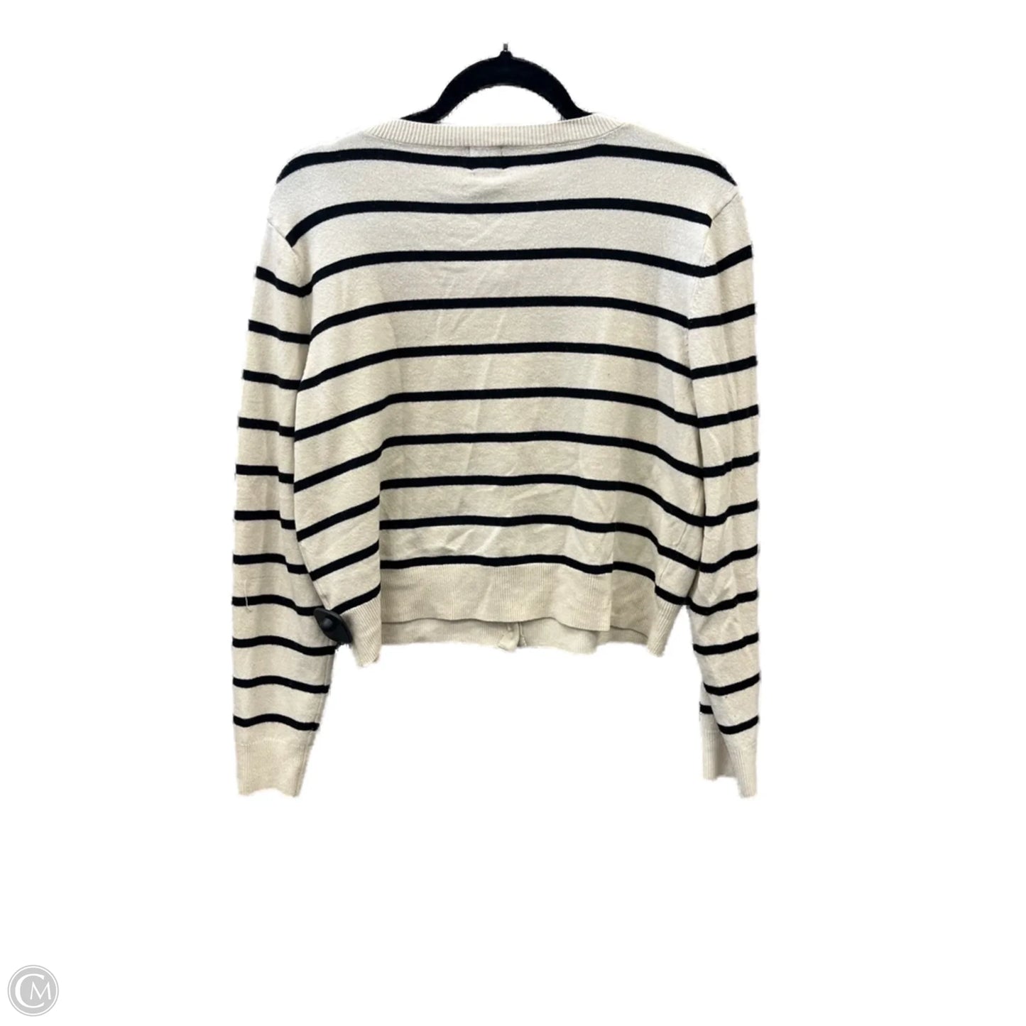 Cardigan By A New Day In Striped Pattern, Size: M