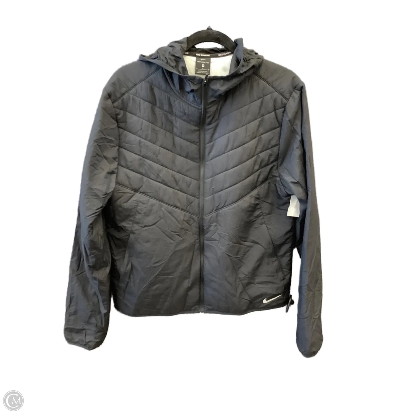 Coat Puffer & Quilted By Nike Apparel In Black, Size: M