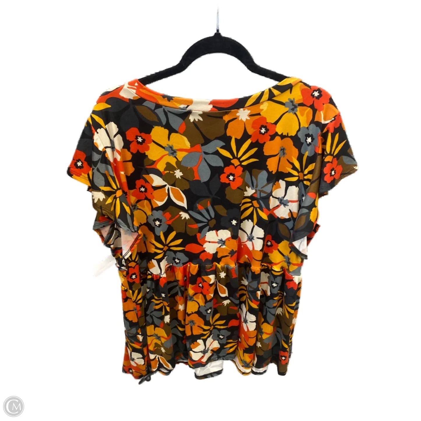 Top Short Sleeve By Haptics In Multi-colored, Size: 1x