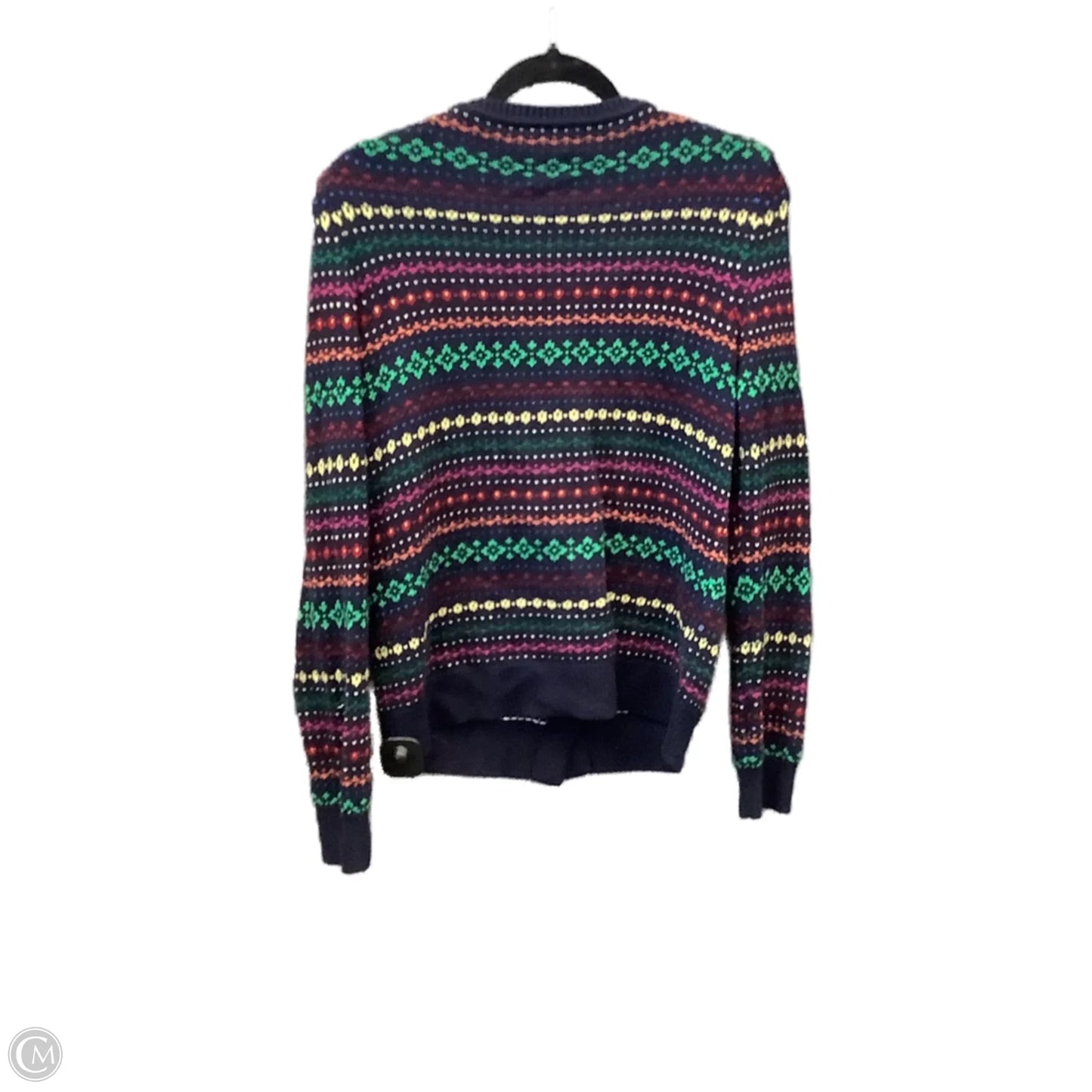 Sweater Cardigan By Talbots In Multi-colored, Size: Mp