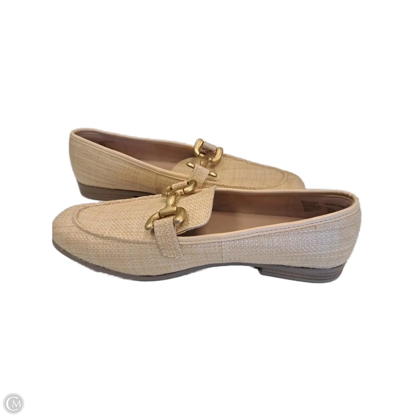 Shoes Flats By Time And Tru In Gold, Size: 11