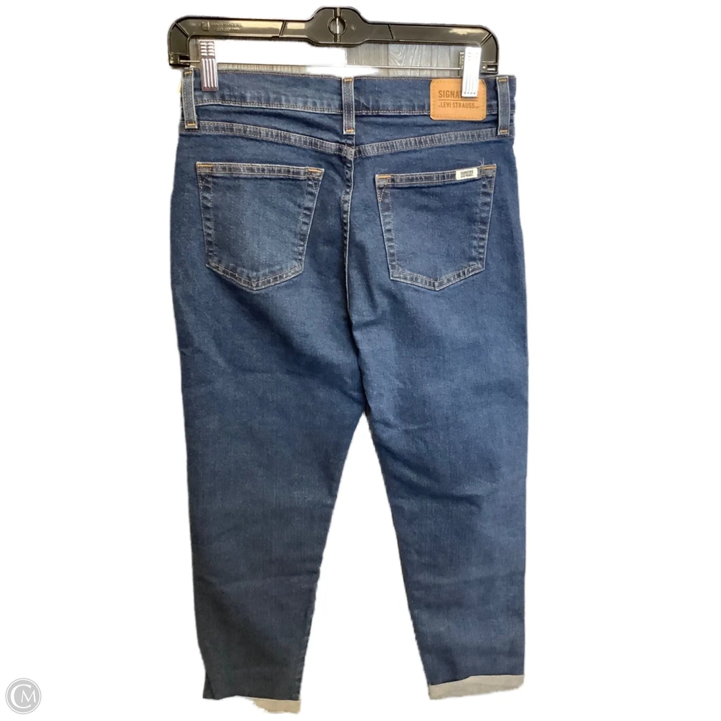 Jeans Boyfriend By Levis Signature In Blue Denim, Size: 2