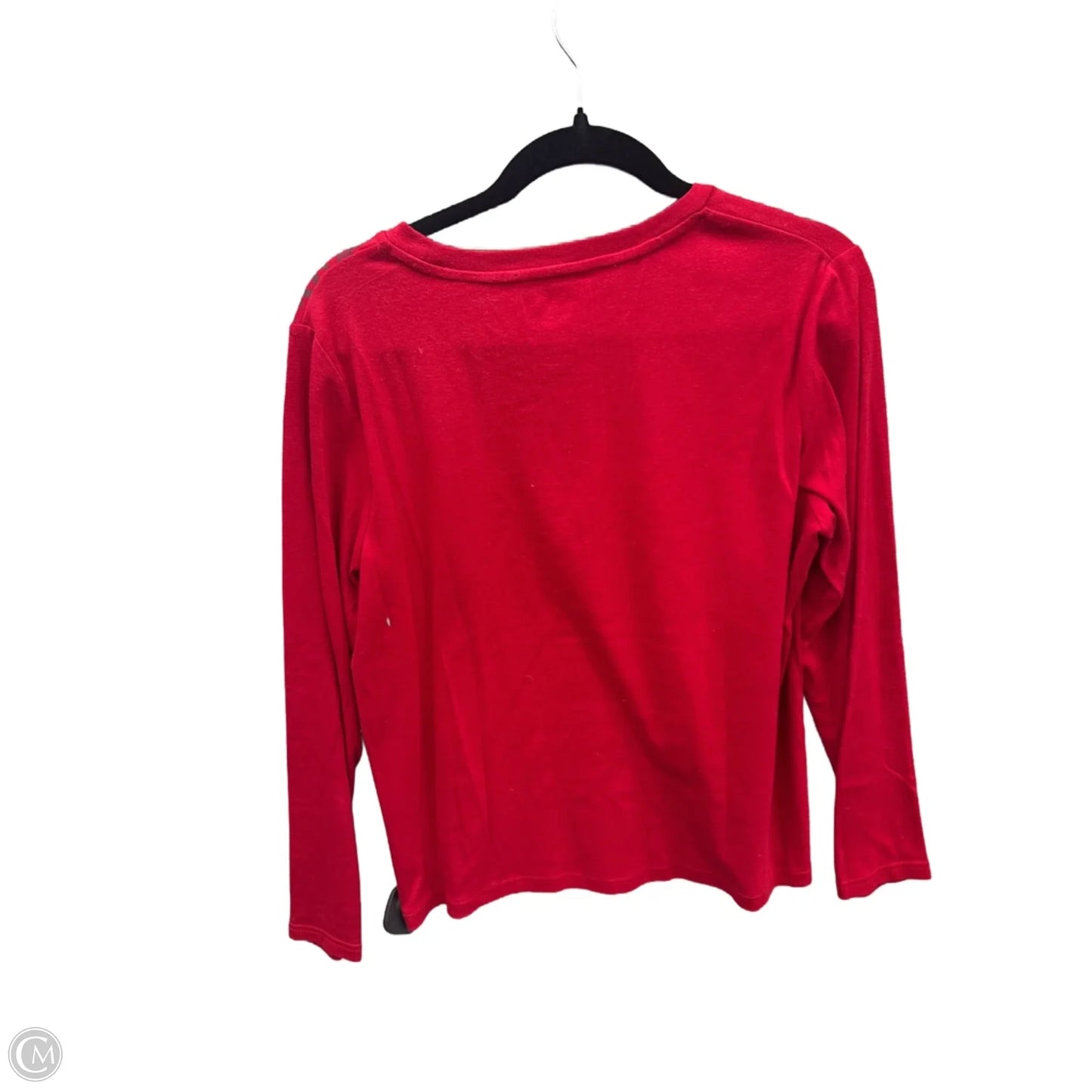 Top Long Sleeve By White Stag In Red, Size: L
