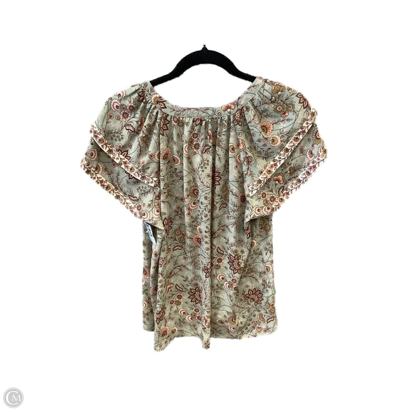 Top Short Sleeve By Dr2 In Green, Size: M