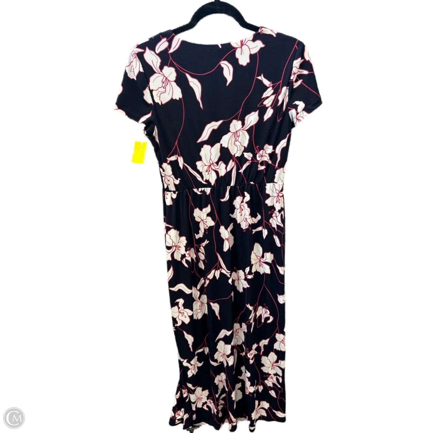 Dress Casual Midi By Chicos In Floral Print, Size: Xs