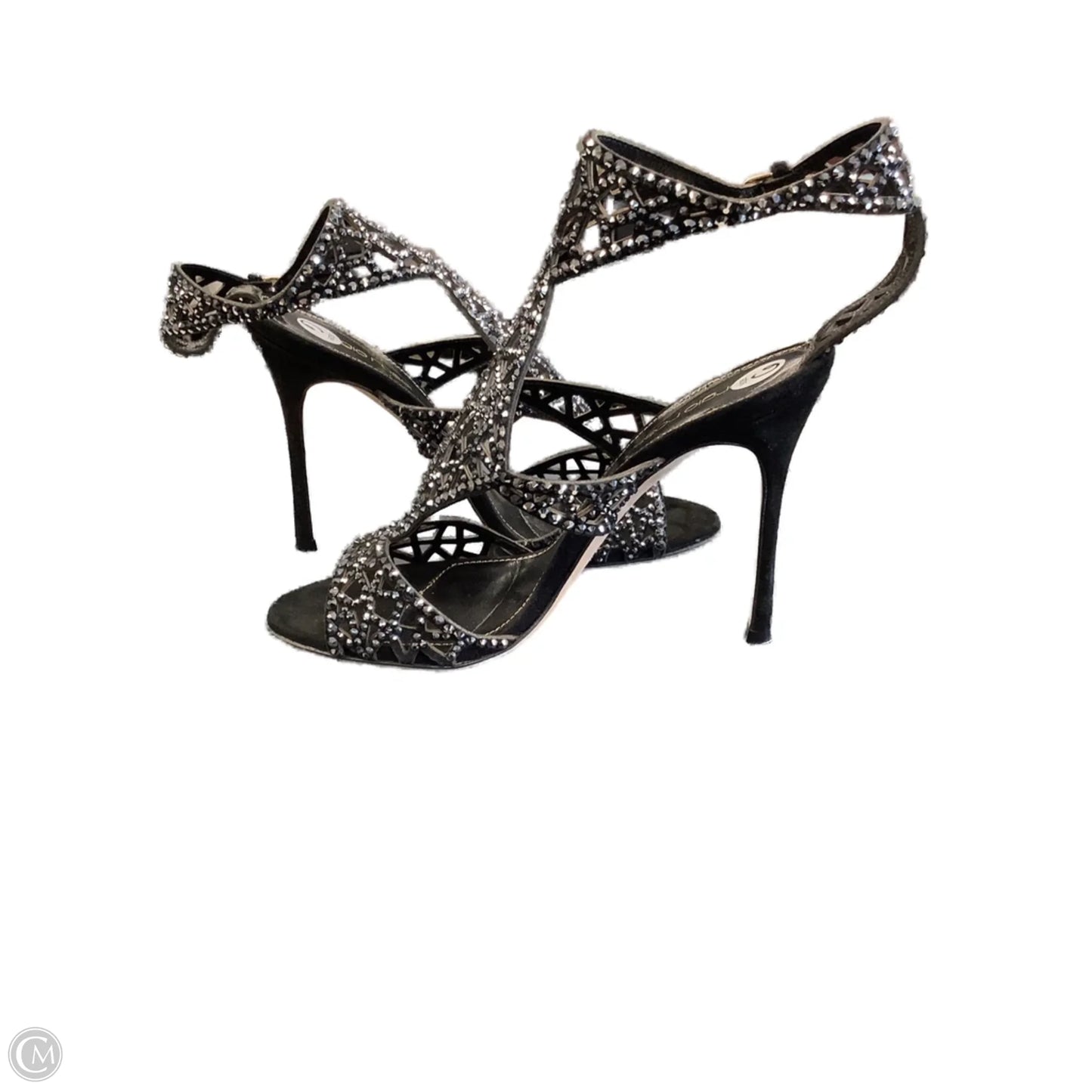 Shoes Designer By Sergio Rossi In Black, Size: 6