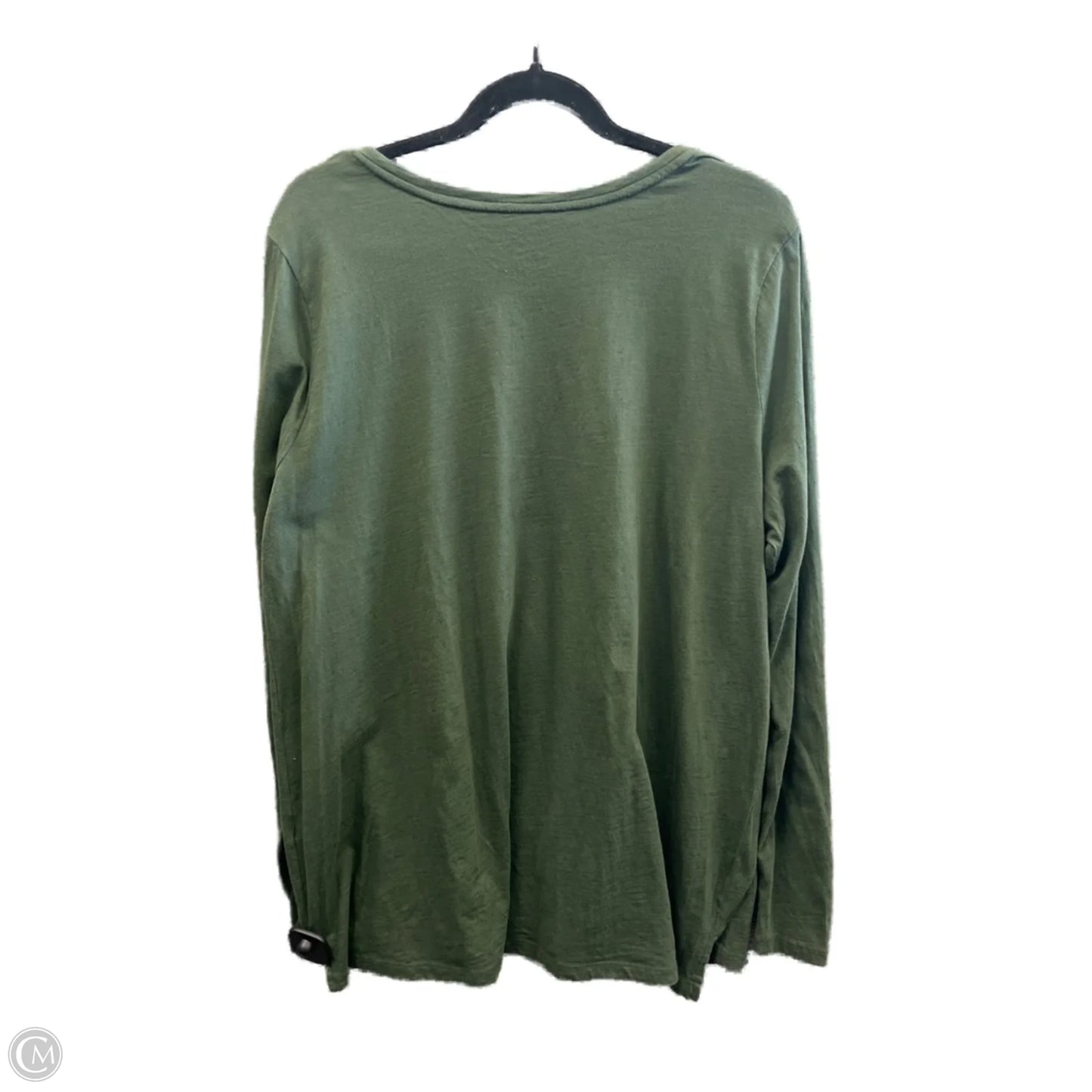 Top Long Sleeve Basic By A New Day In Green, Size: Xxl