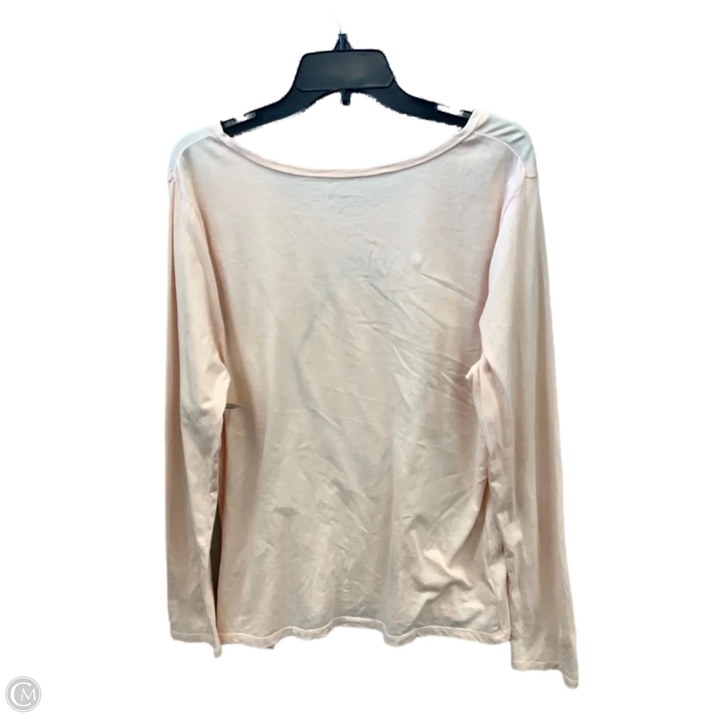 Top Long Sleeve By Loft In Peach, Size: Xl