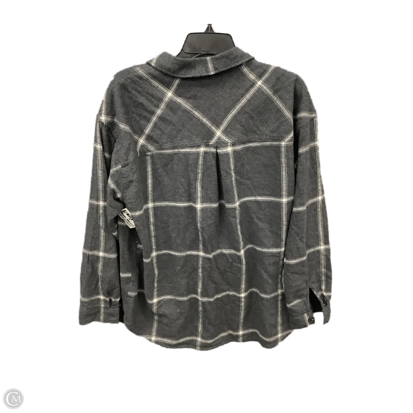 Top Long Sleeve By Maurices In Grey, Size: Xxl