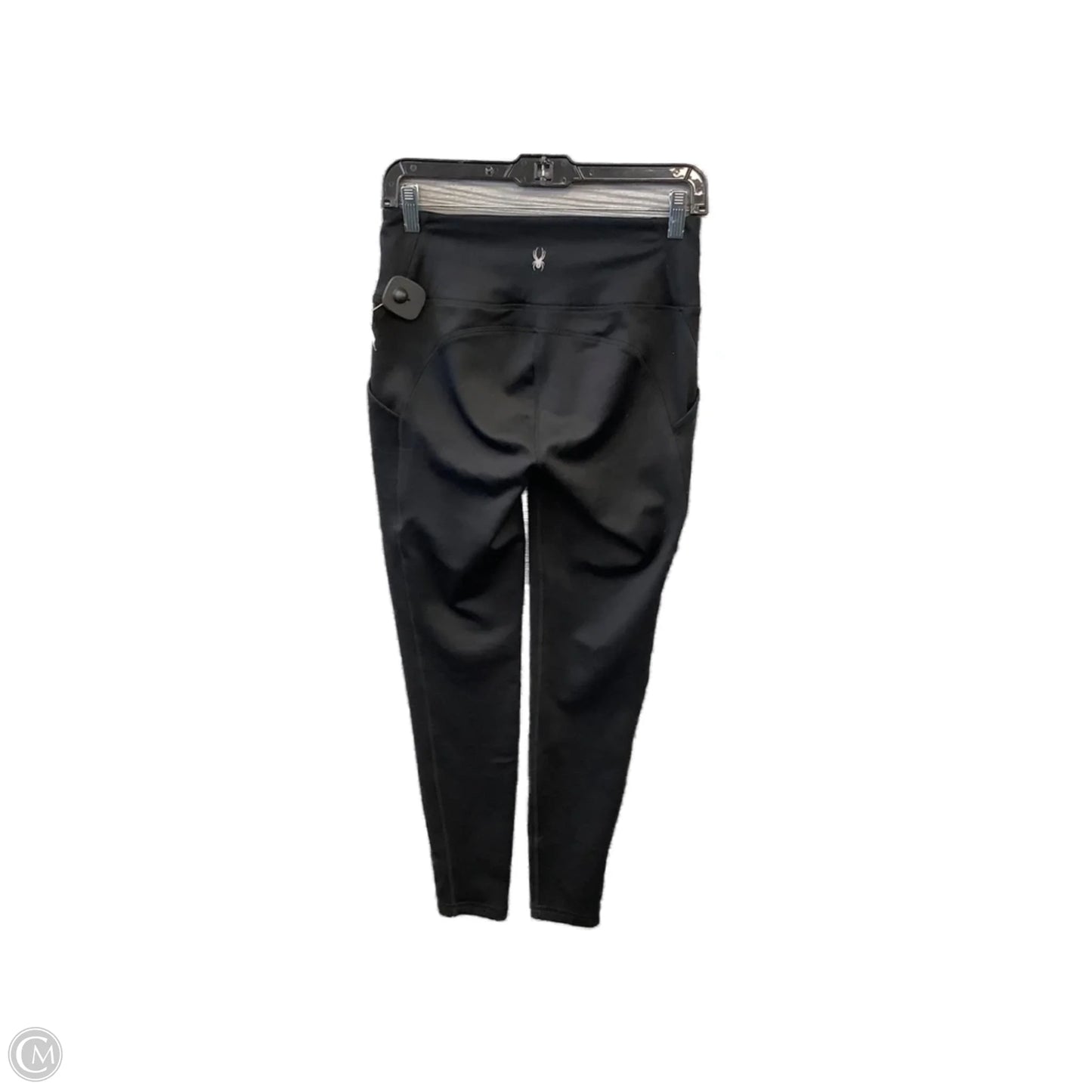 Athletic Leggings By Spyder In Black, Size: S
