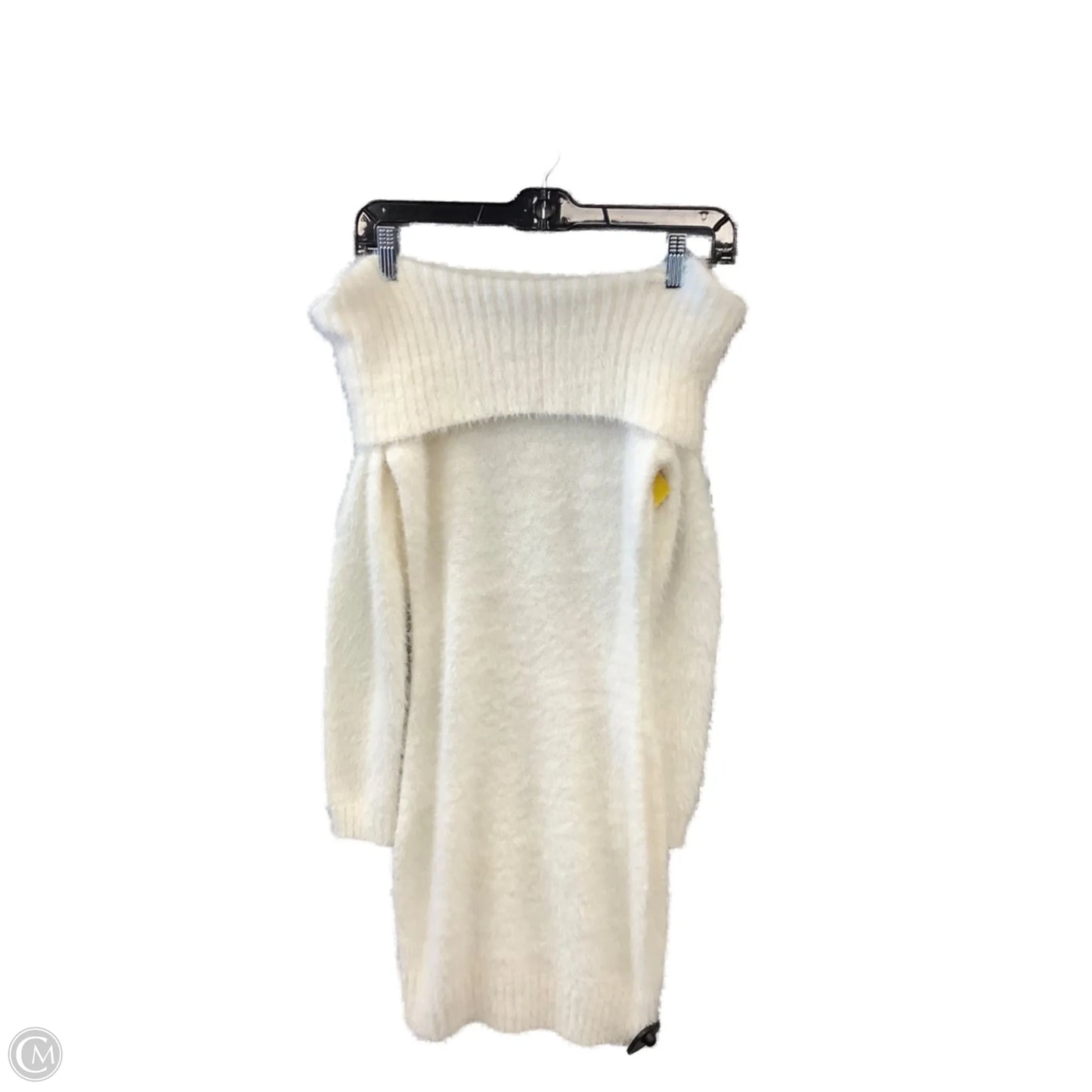 Dress Sweater By Iris In Cream, Size: L