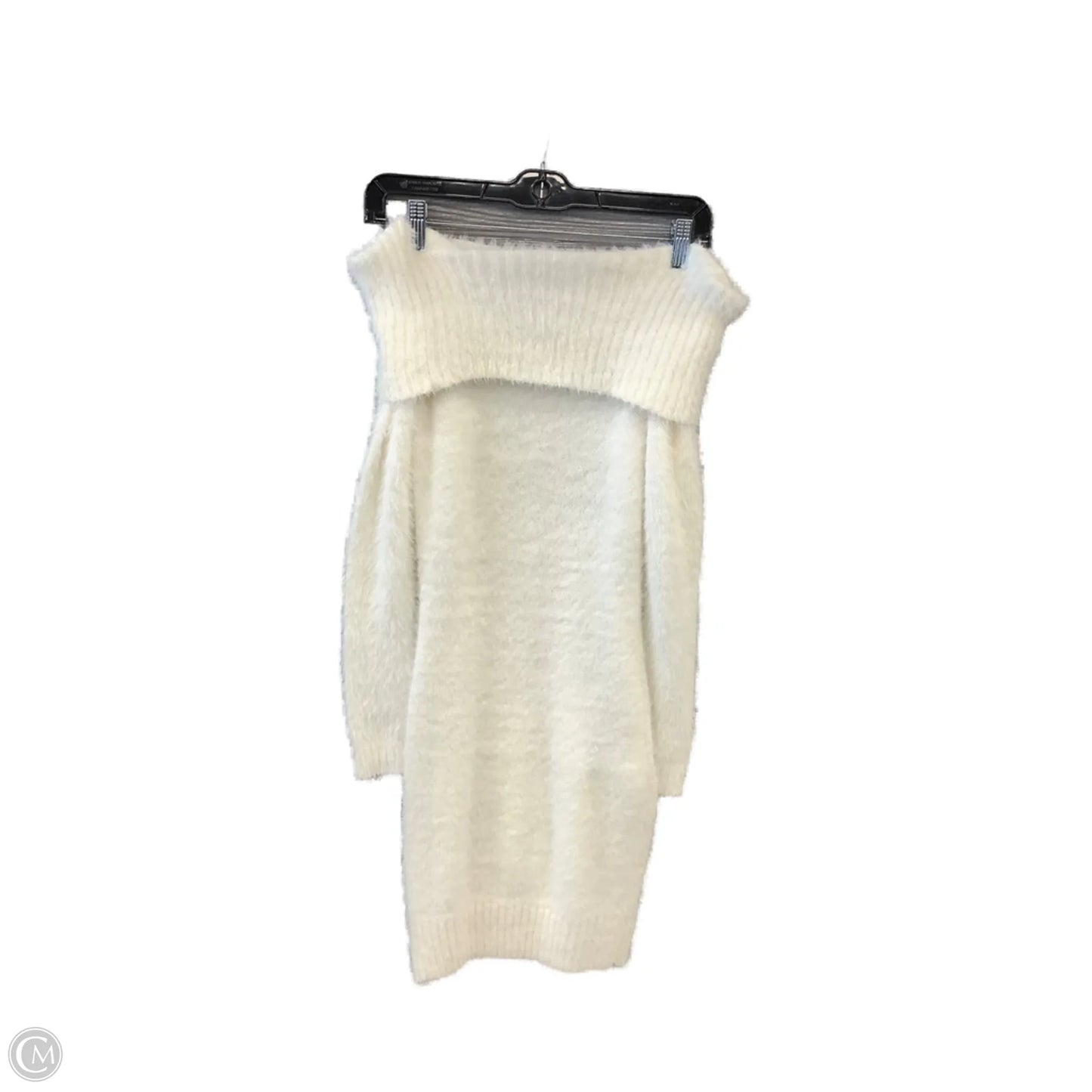 Dress Sweater By Iris In Cream, Size: L
