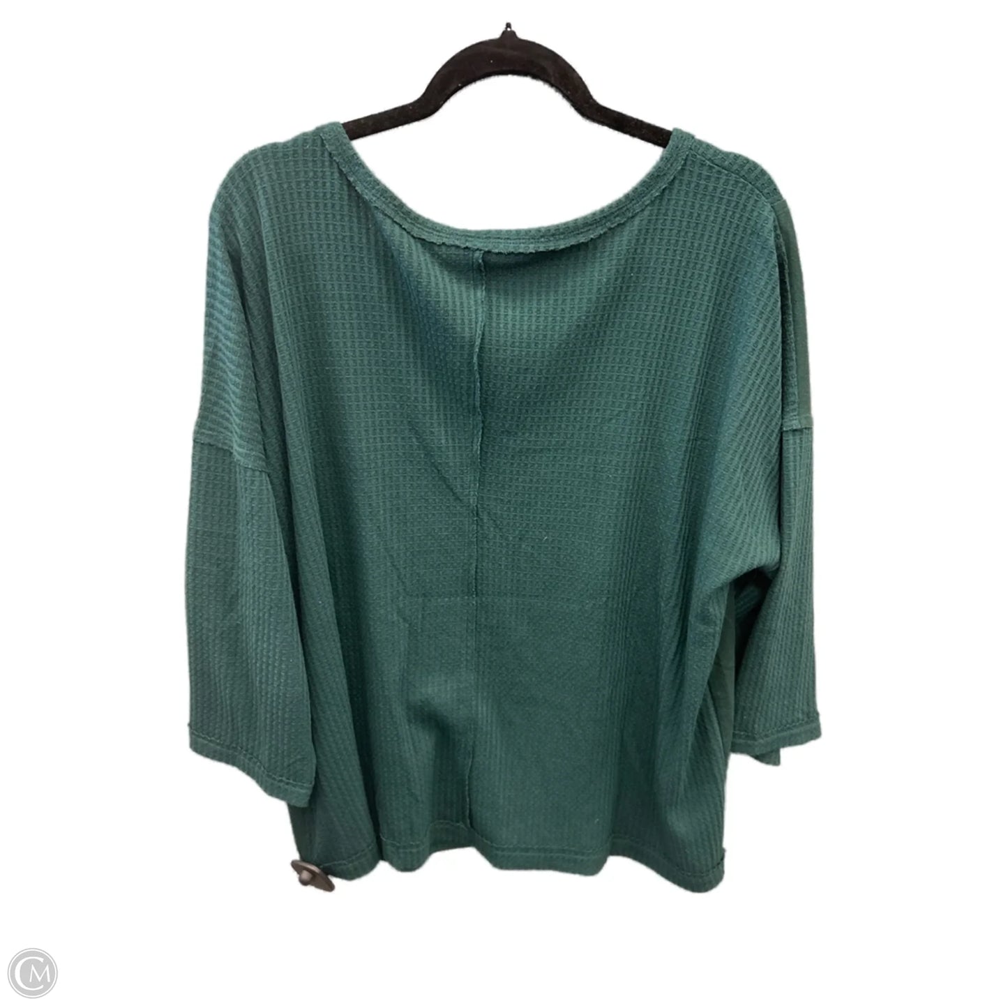Top Long Sleeve By Clothes Mentor In Green, Size: L