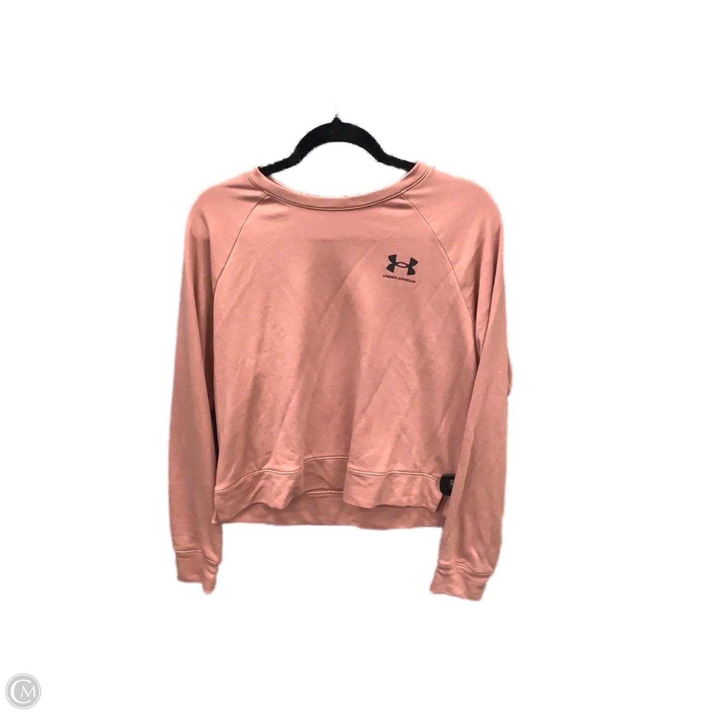 Athletic Sweatshirt Crewneck By Under Armour In Pink, Size: L