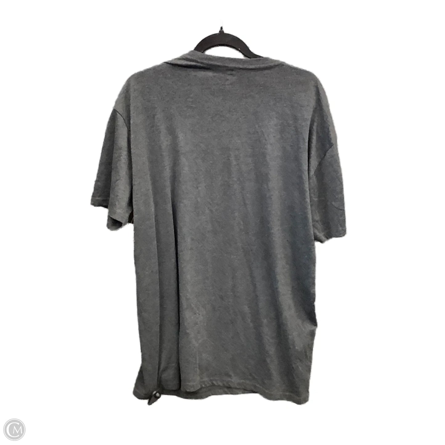 Top Short Sleeve By Clothes Mentor In Grey, Size: Xl