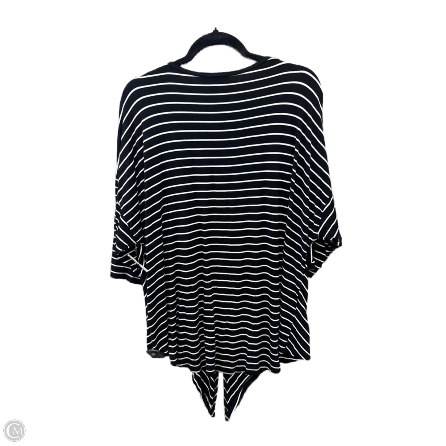 Top Short Sleeve By Cable And Gauge In Striped Pattern, Size: 1x