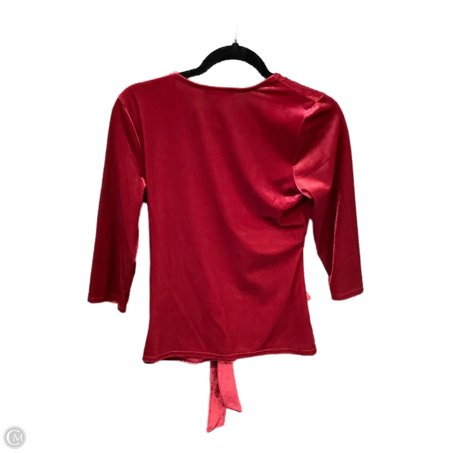 Top Long Sleeve By Express In Red, Size: M