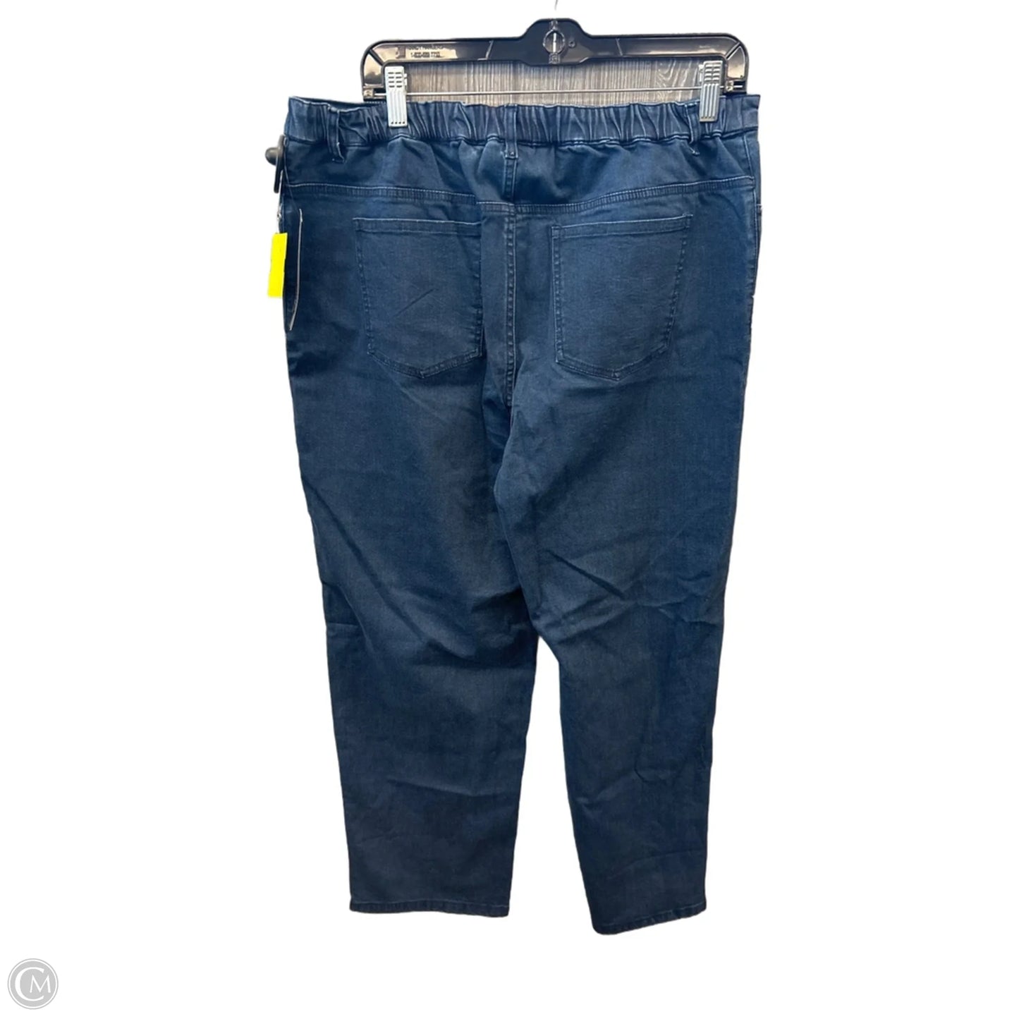 Jeans Straight By Appleseeds In Blue Denim, Size: 16