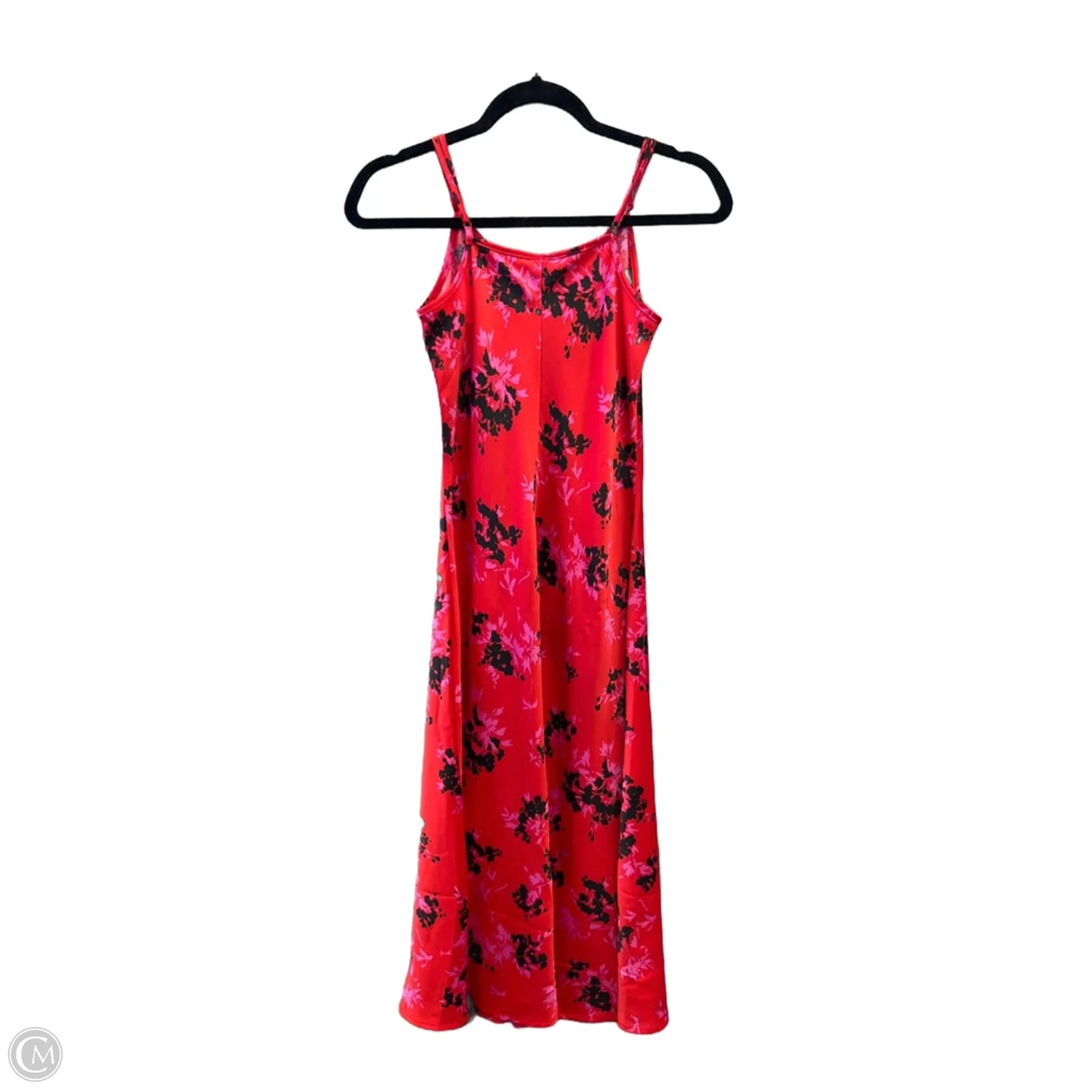 Dress Casual Midi By A New Day In Red, Size: Xs