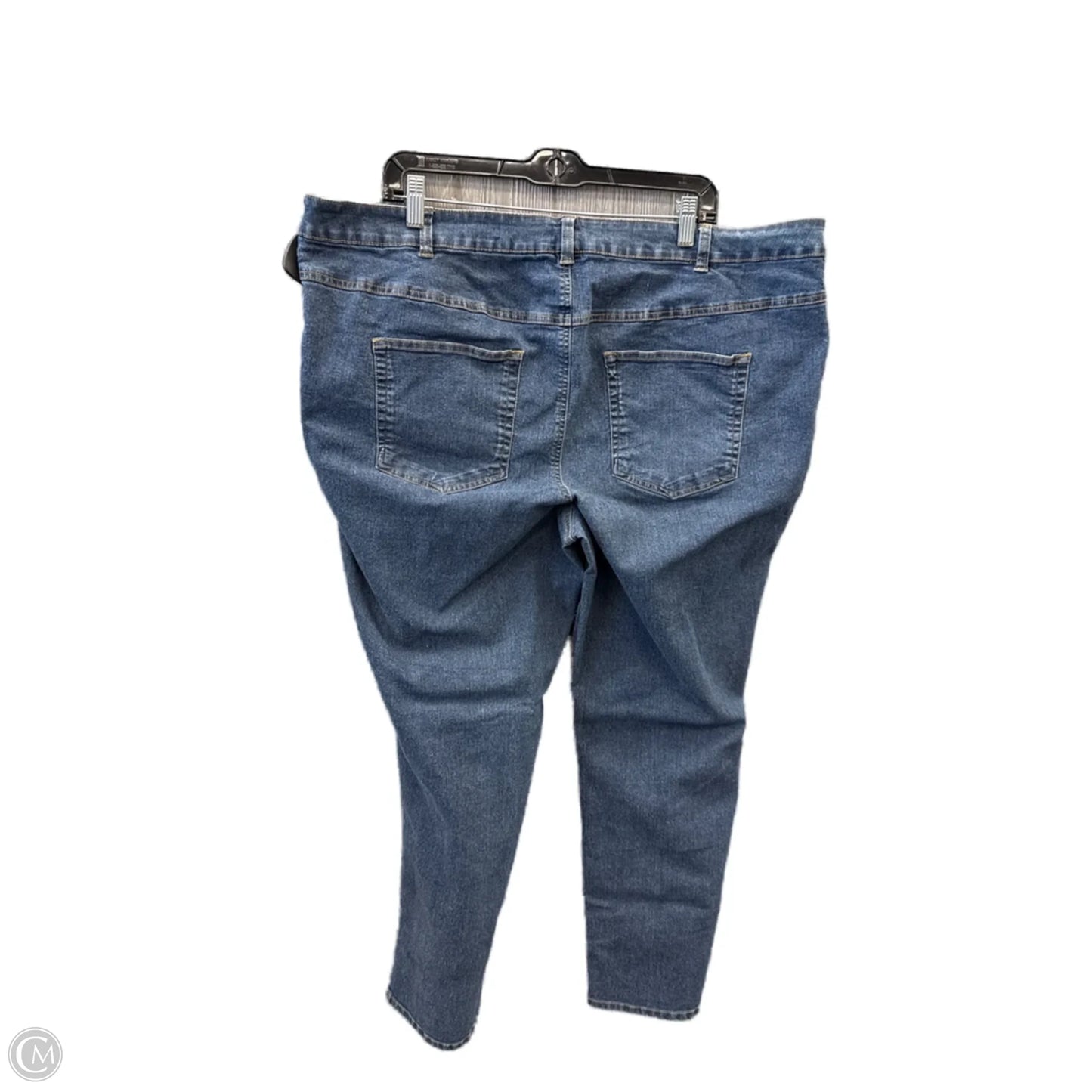 Jeans Straight By Woman Within In Blue Denim, Size: 24