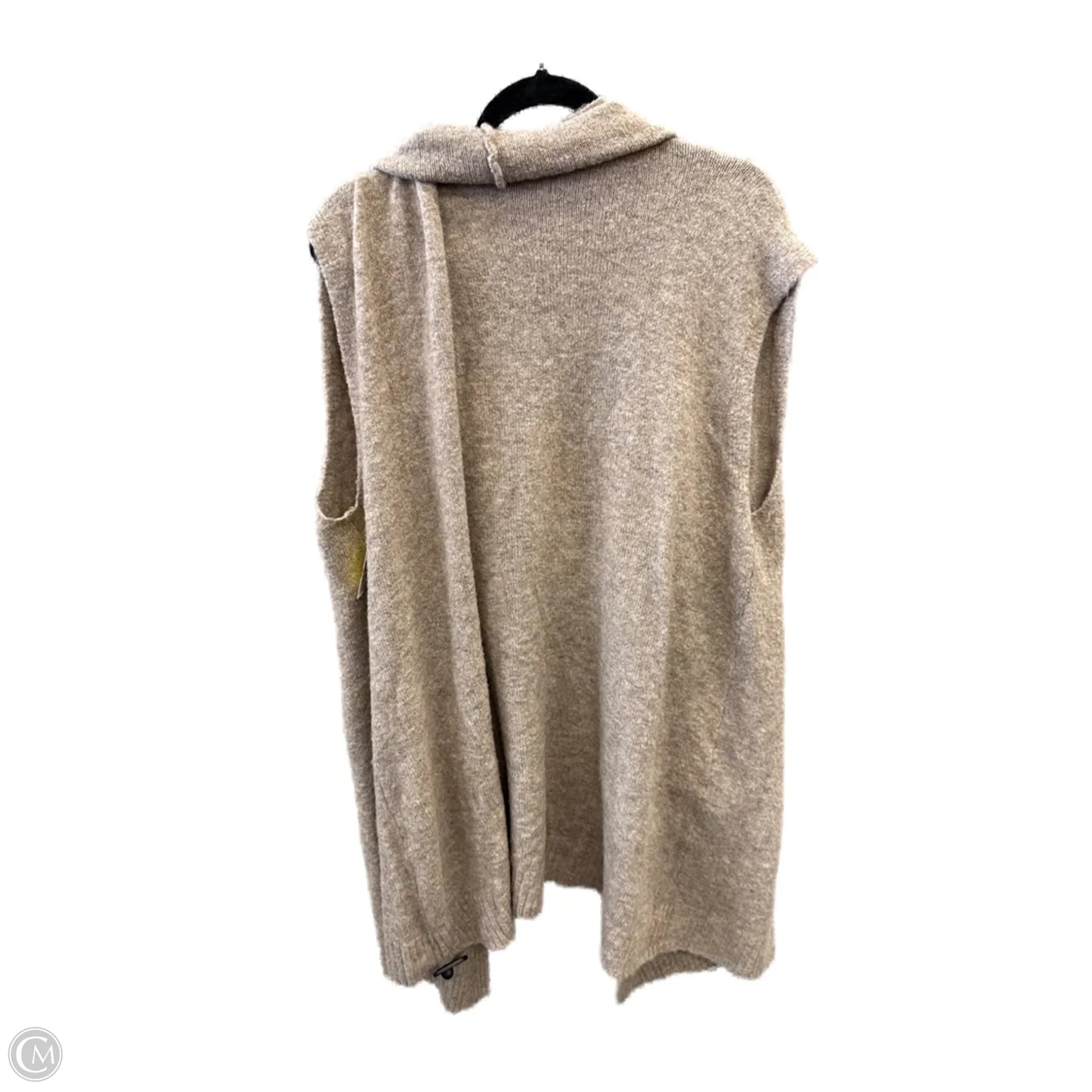 Vest Sweater By Cato In Brown, Size: 3x