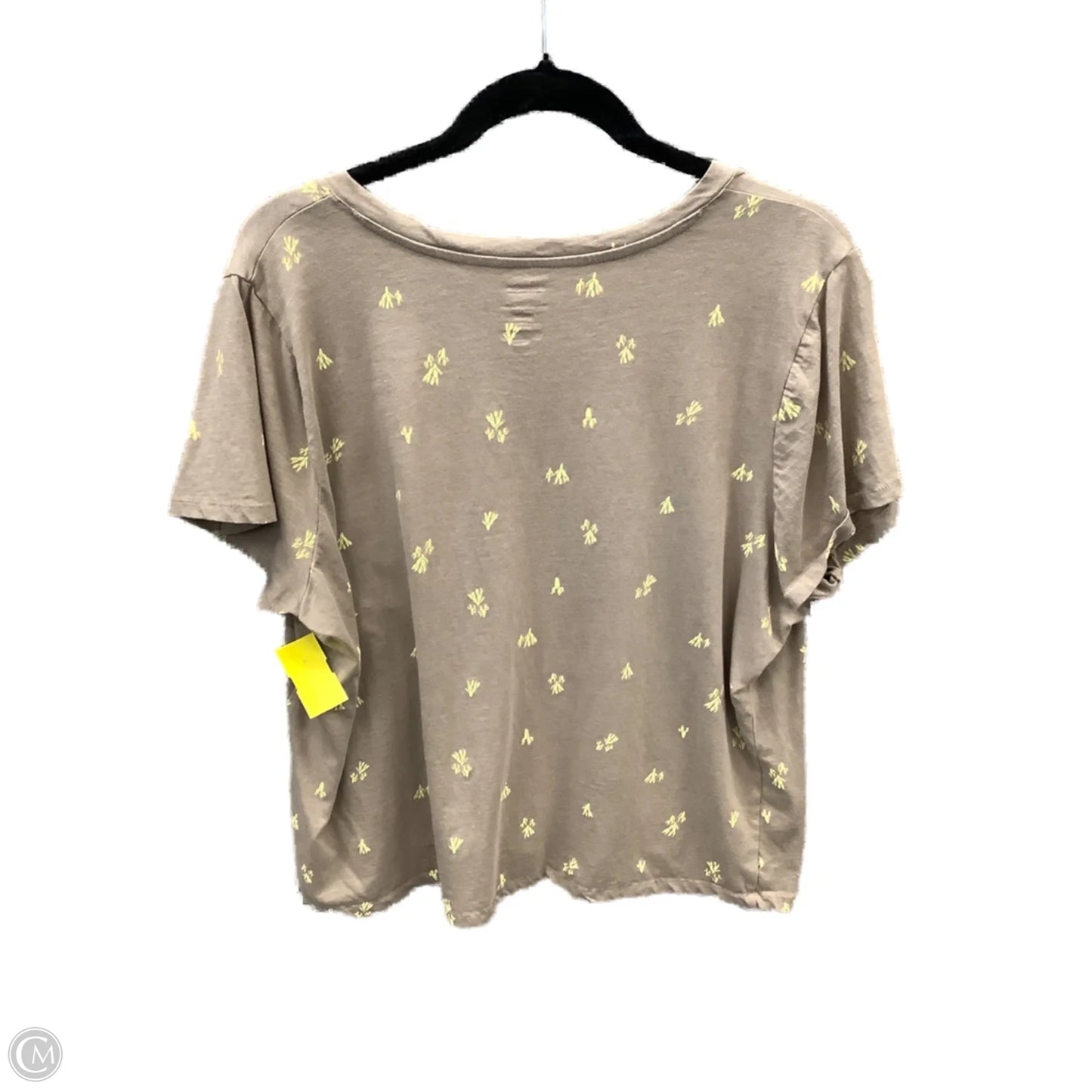 Top Short Sleeve By Sonoma In Grey, Size: Xxl