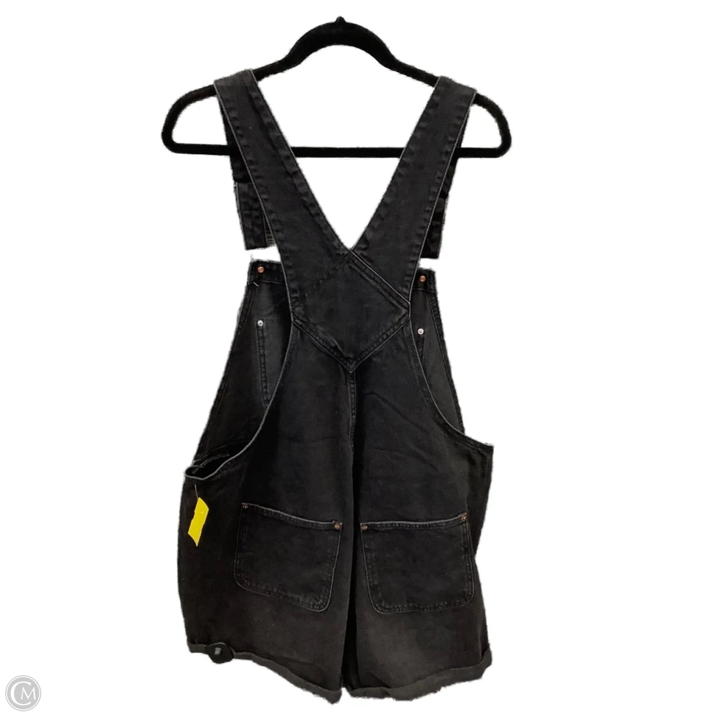 Shortalls By Old Navy In Black Denim, Size: 2x