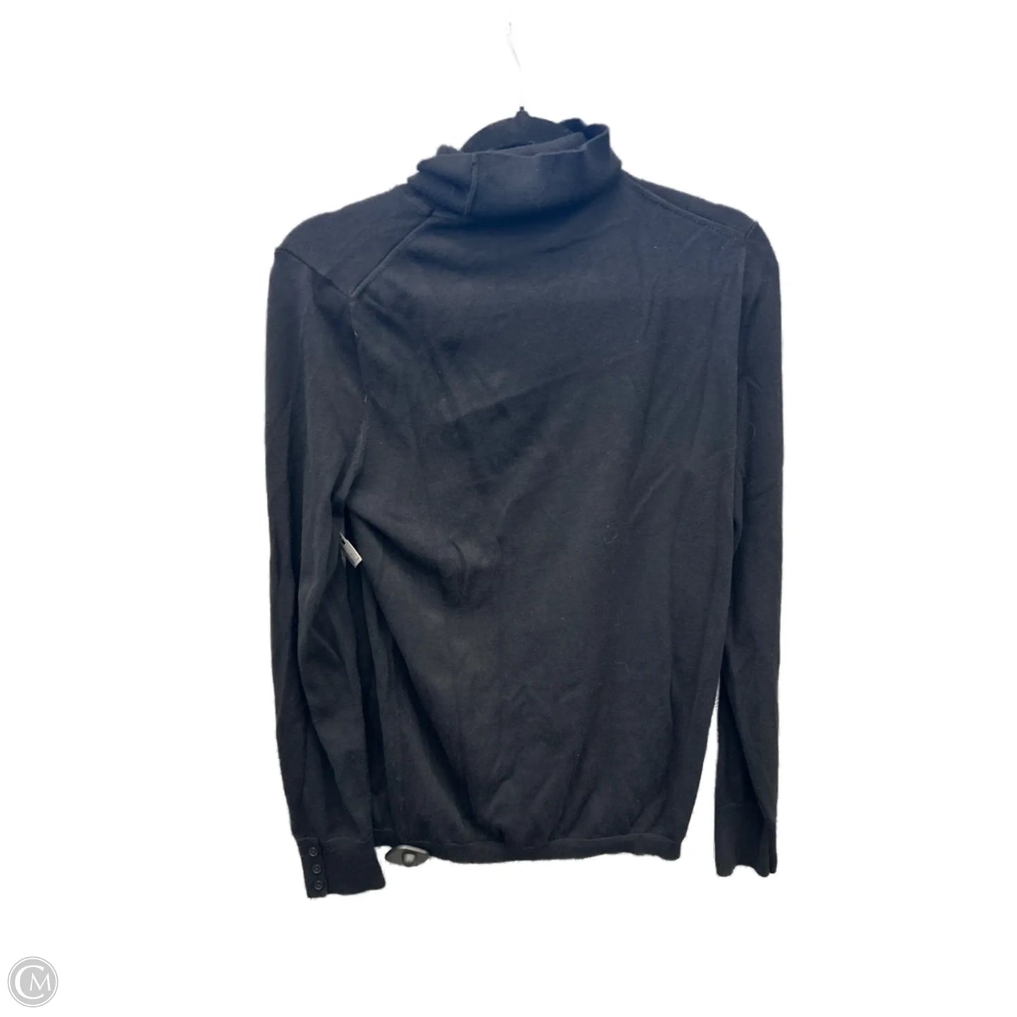 Top Long Sleeve By Talbots In Black, Size: M