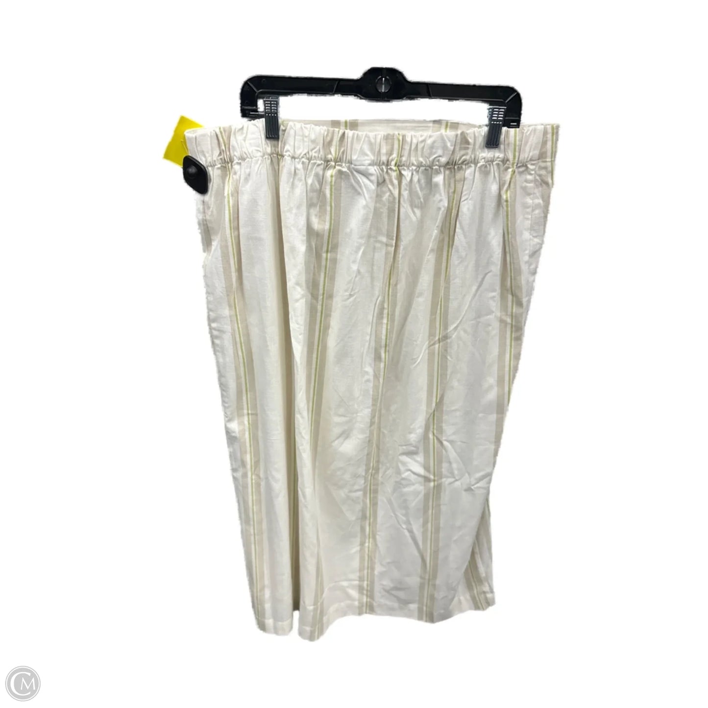 Skirt Maxi By A New Day In Striped Pattern, Size: 18