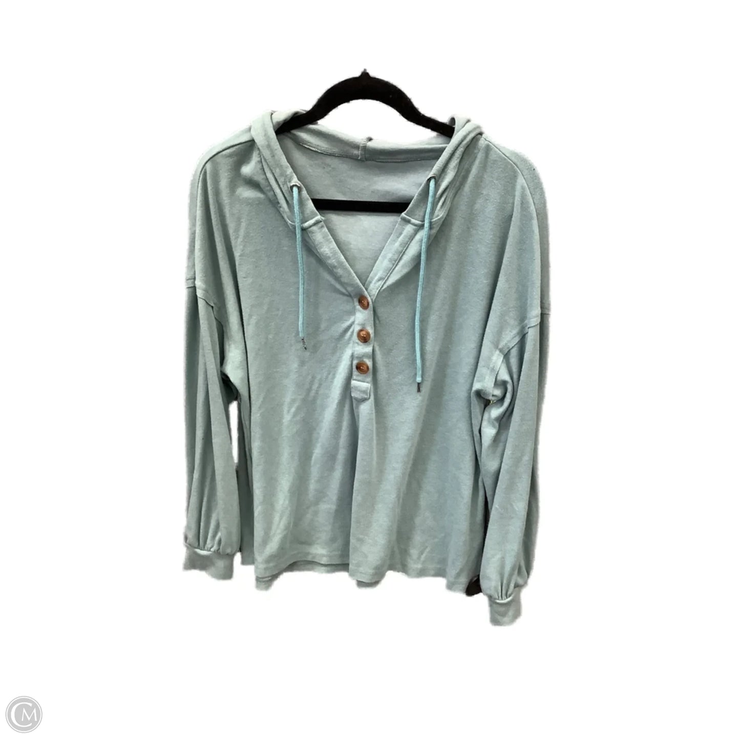 Top Long Sleeve By Clothes Mentor In Blue, Size: S
