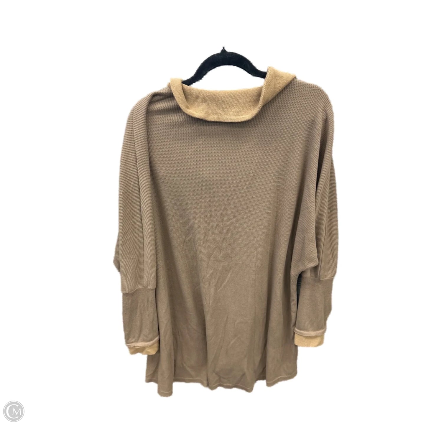 Top Long Sleeve By Clothes Mentor In Brown, Size: 2x
