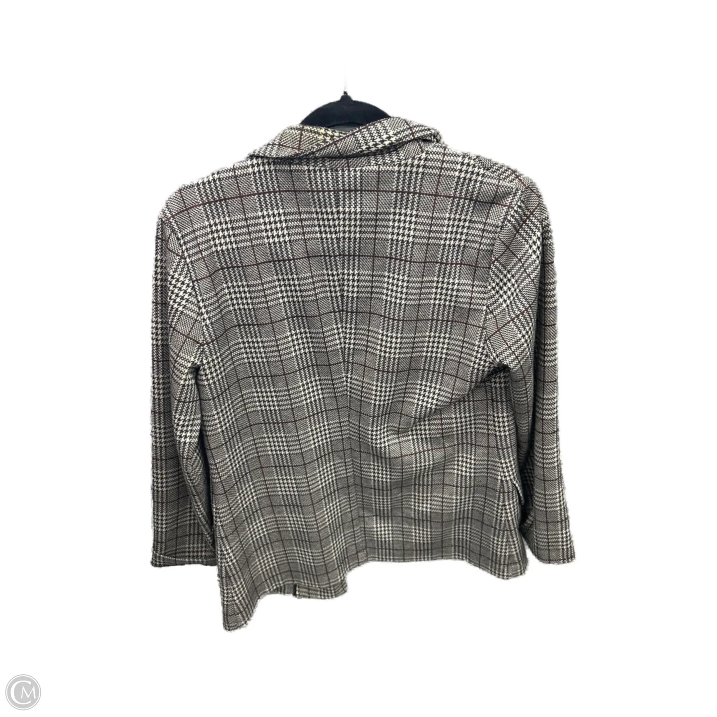 Blazer By Rachel Zoe In Plaid Pattern, Size: M