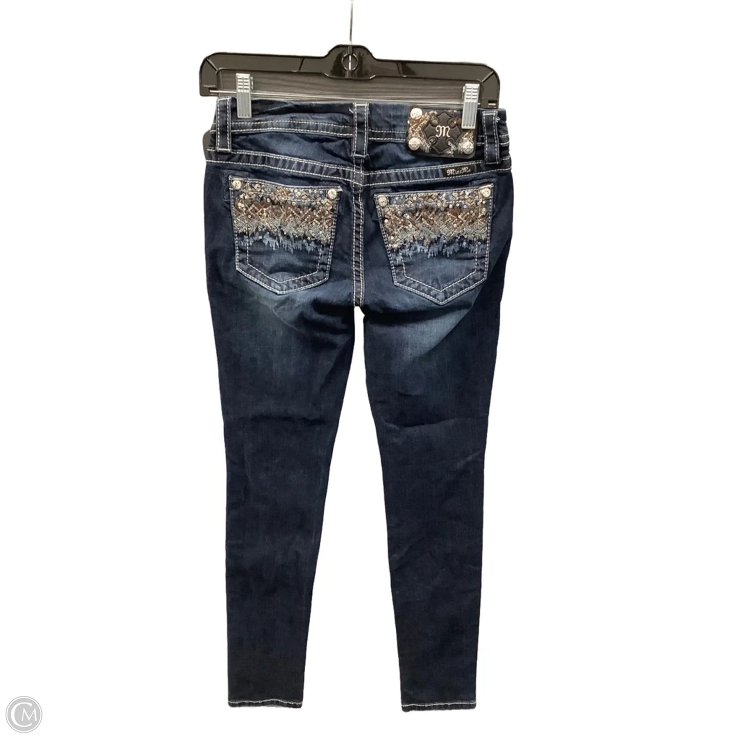Jeans Skinny By Miss Me In Blue Denim, Size: 2