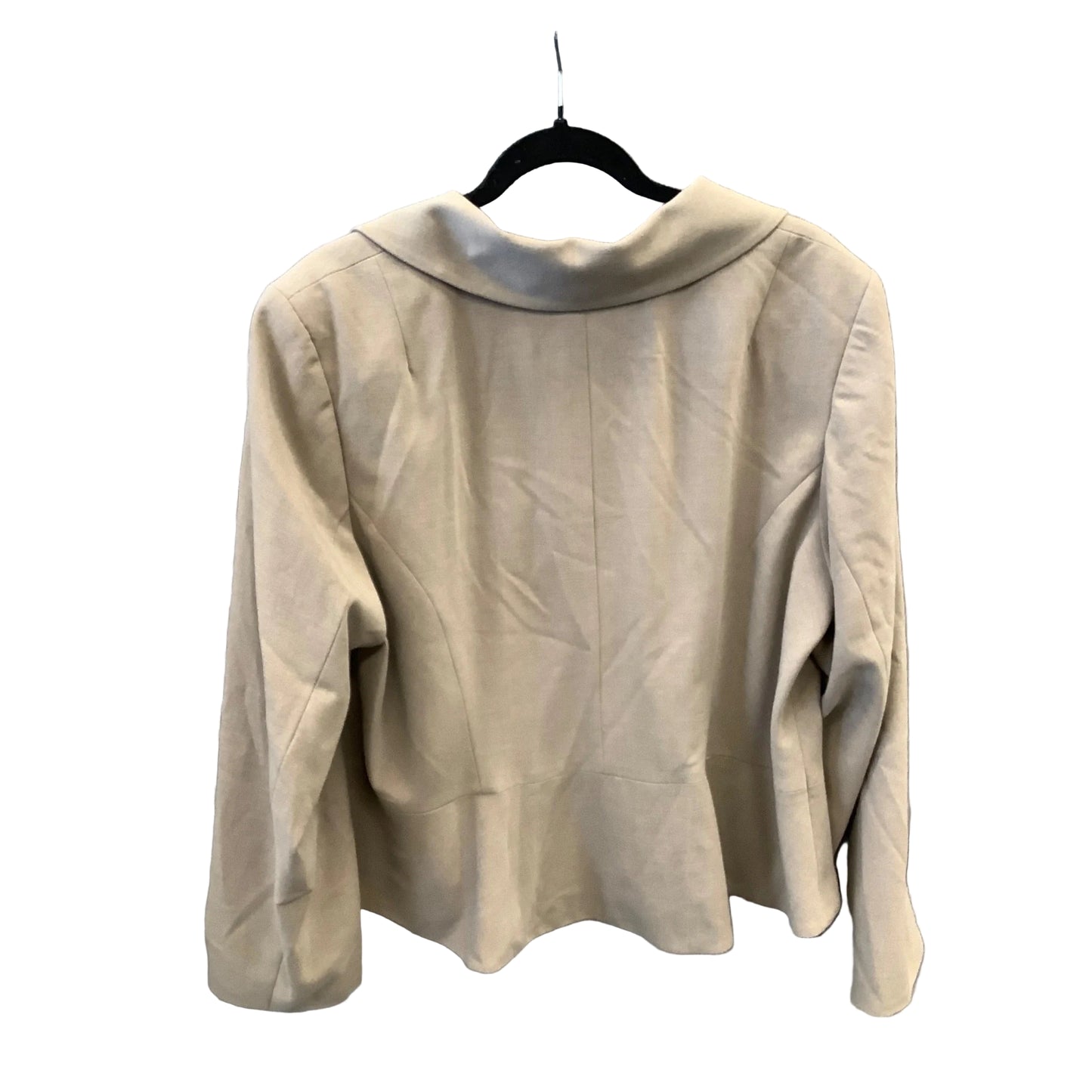 Blazer By Lane Bryant In Taupe, Size: 1x