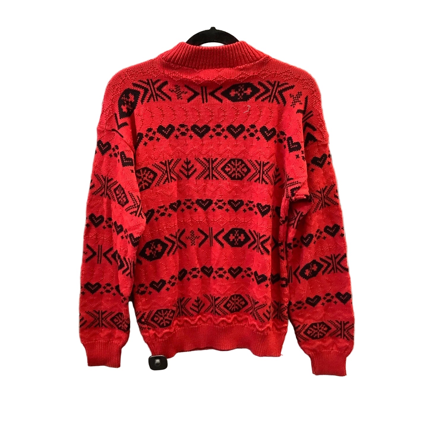 Sweater By Clothes Mentor In Red, Size: L