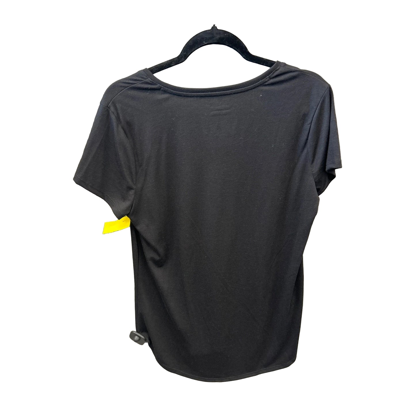 Top Short Sleeve By Clothes Mentor In Black, Size: M