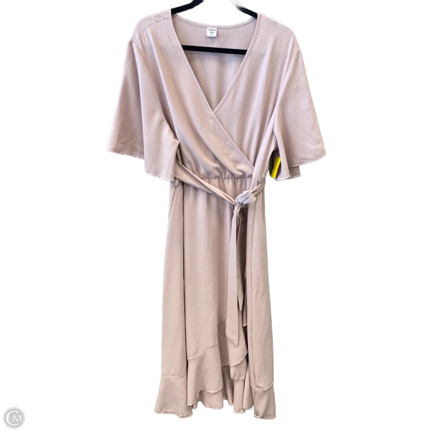 Dress Casual Midi By Clothes Mentor In Pink, Size: 1x