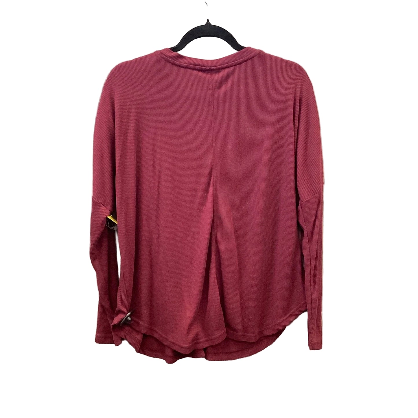 Top Long Sleeve By Ana In Red, Size: Lp