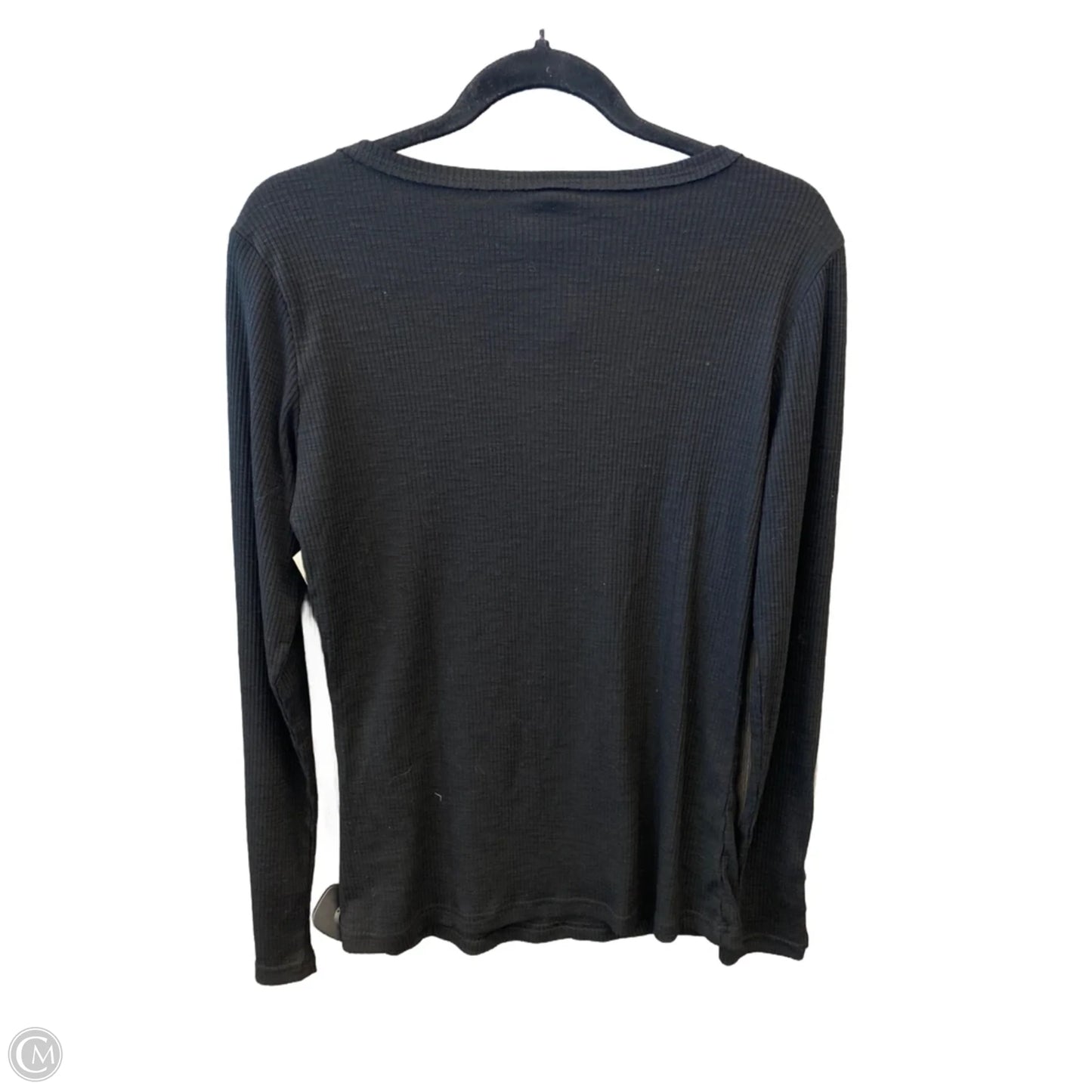 Top Long Sleeve By Clothes Mentor In Black, Size: L