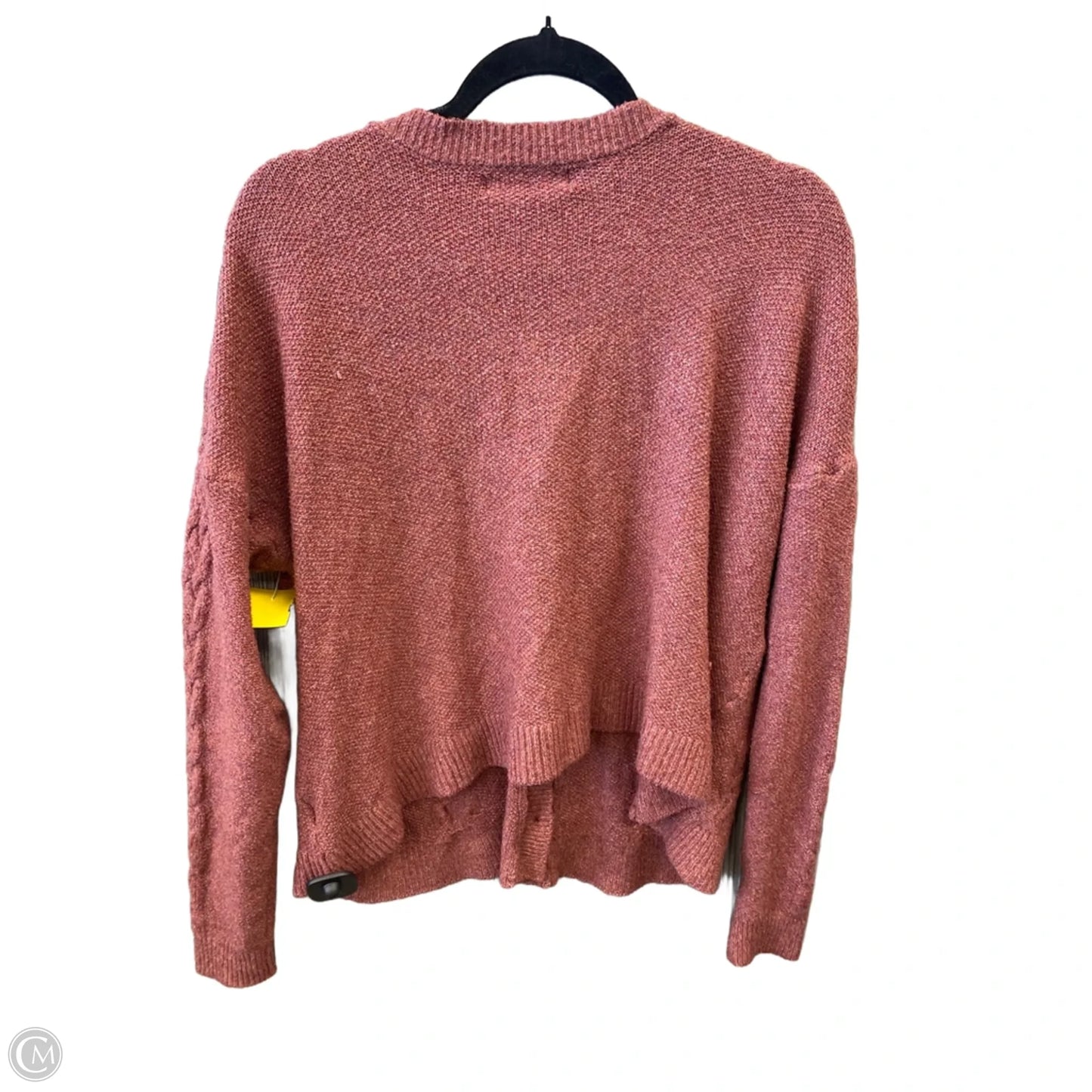 Sweater Cardigan By Pink Rose In Pink, Size: M