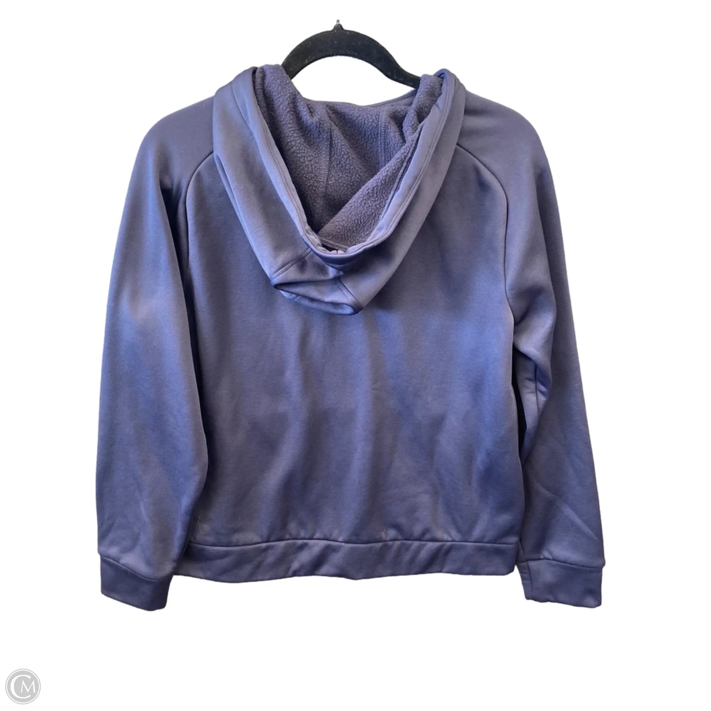 Athletic Sweatshirt Hoodie By Under Armour In Blue, Size: M