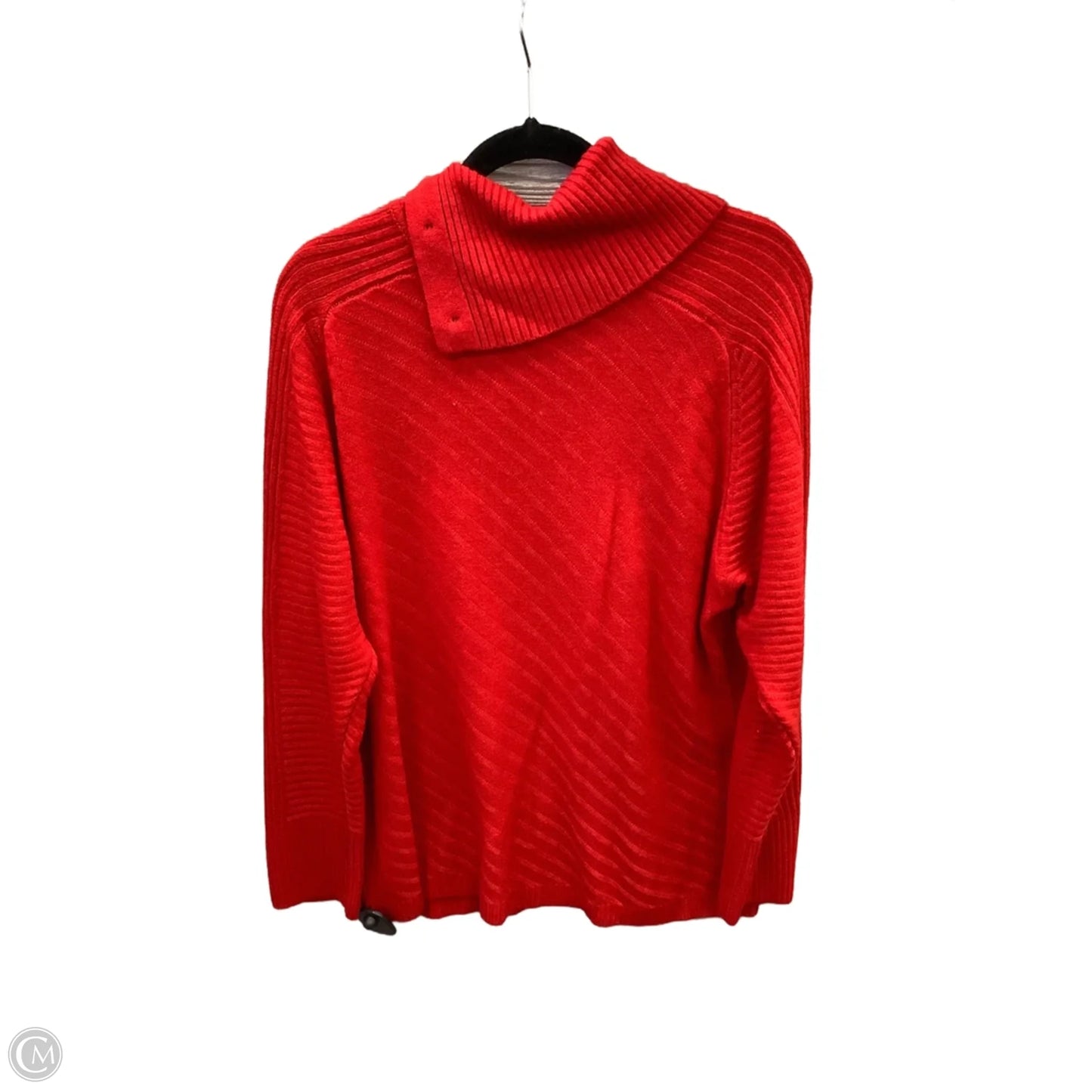 Sweater By Liz Claiborne In Red, Size: Xl