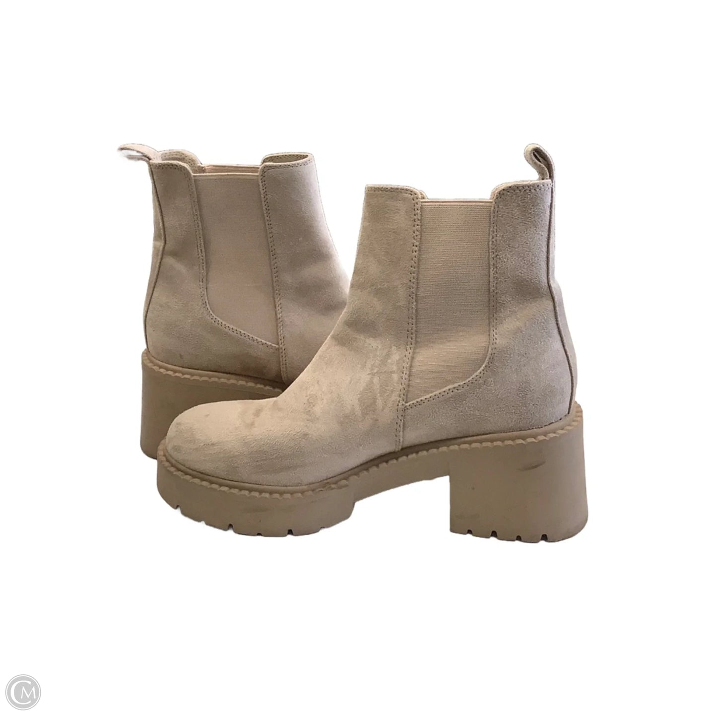 Boots Ankle Heels By Madden Girl In Brown, Size: 8