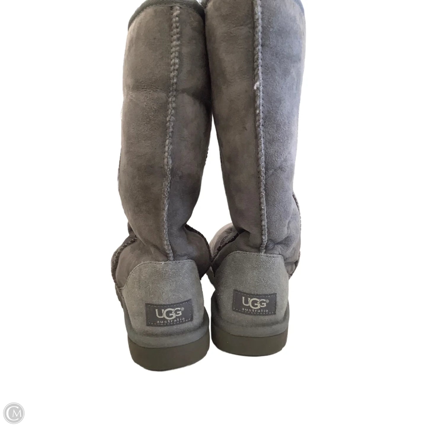 Boots Designer By Ugg In Grey, Size: 6