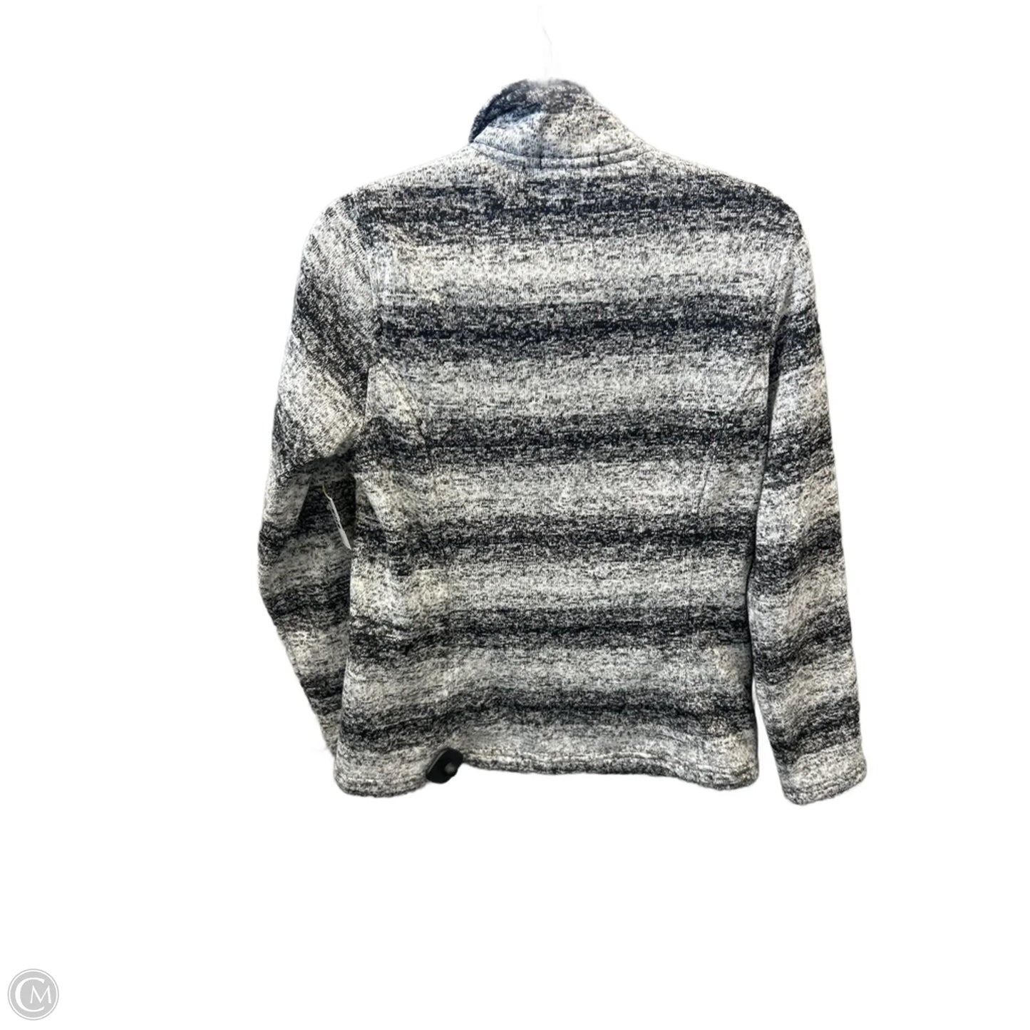 Sweatshirt Collar By Lands End In Grey, Size: S