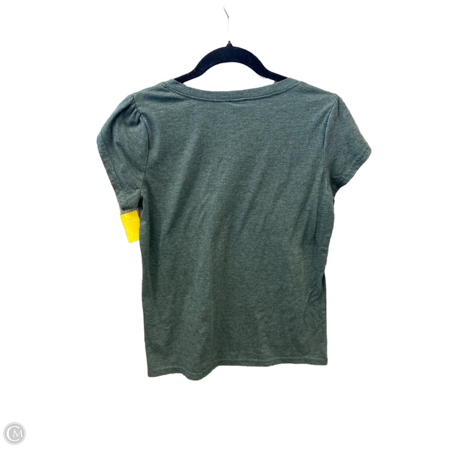 Top Short Sleeve By Shein In Green, Size: S