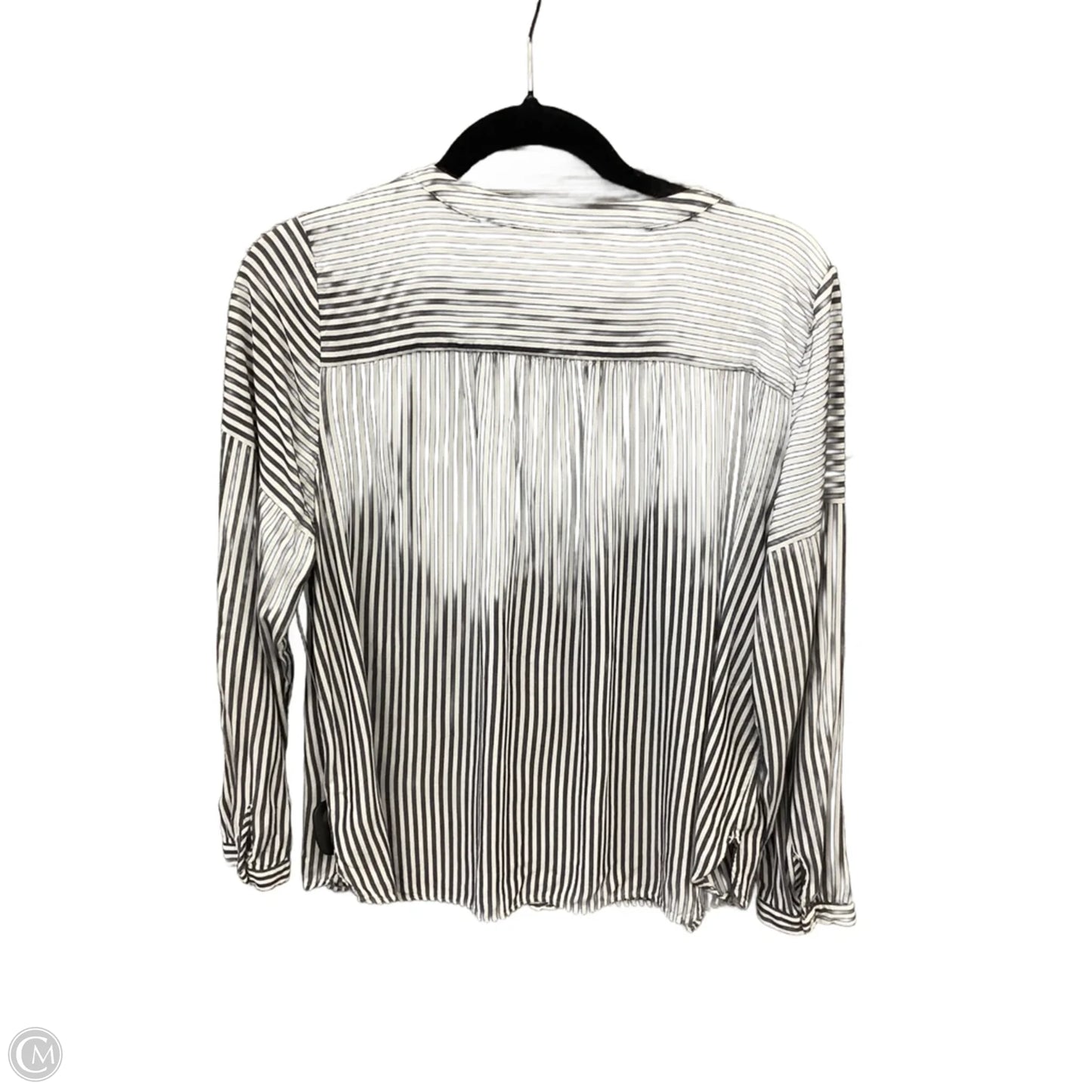 Top Long Sleeve By Loft In Striped Pattern, Size: Lp