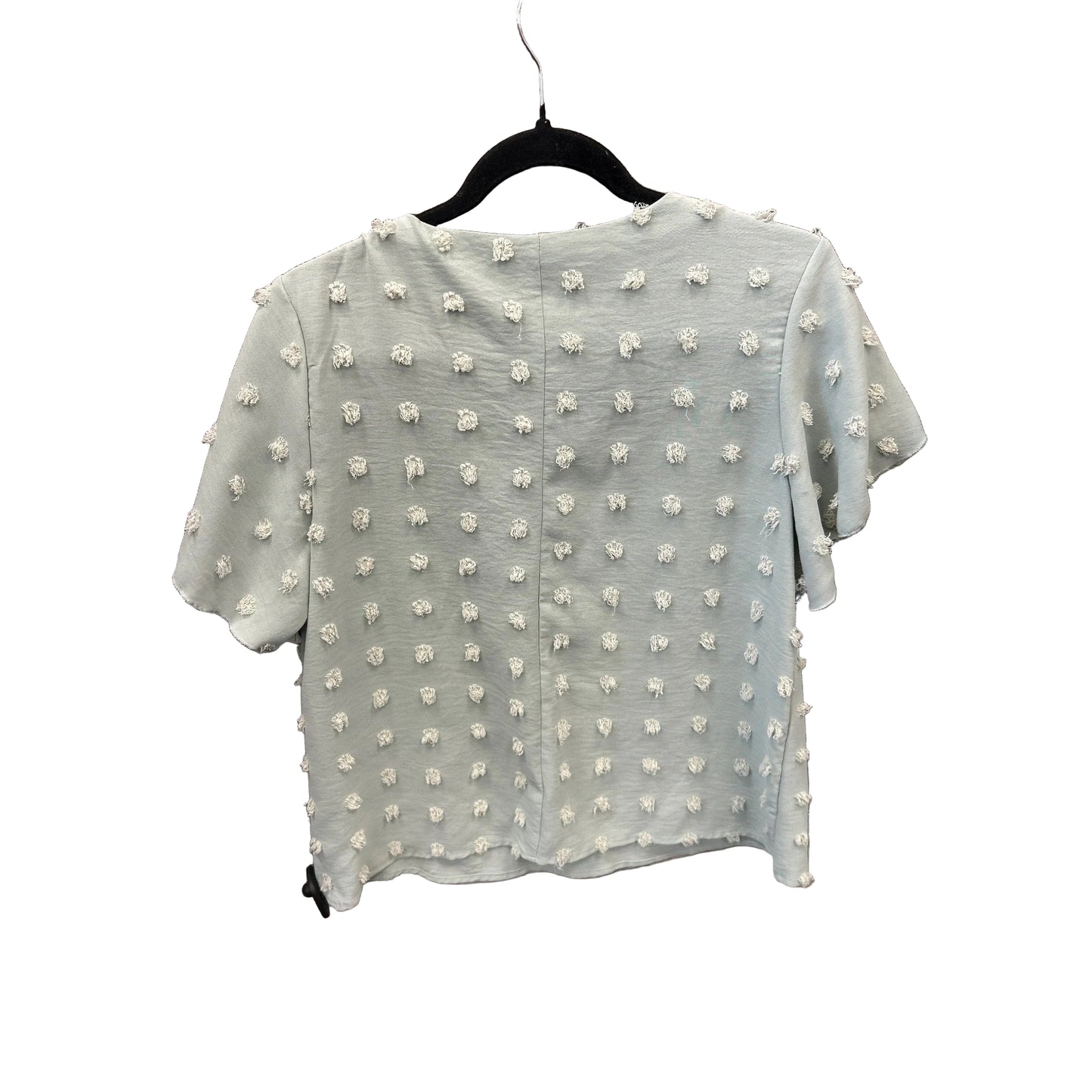 Top Short Sleeve By Shein In Green, Size: M