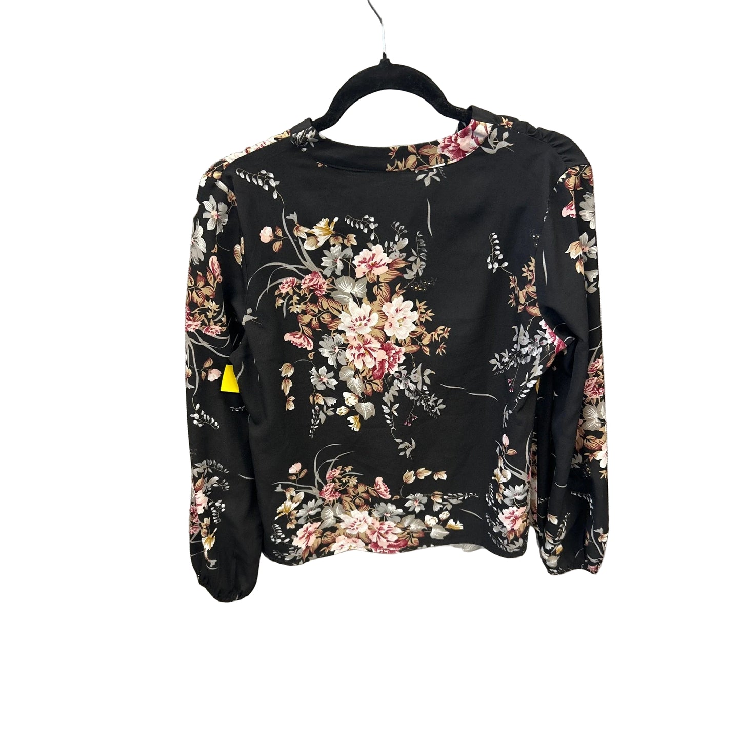 Blouse Long Sleeve By Shein In Black, Size: M