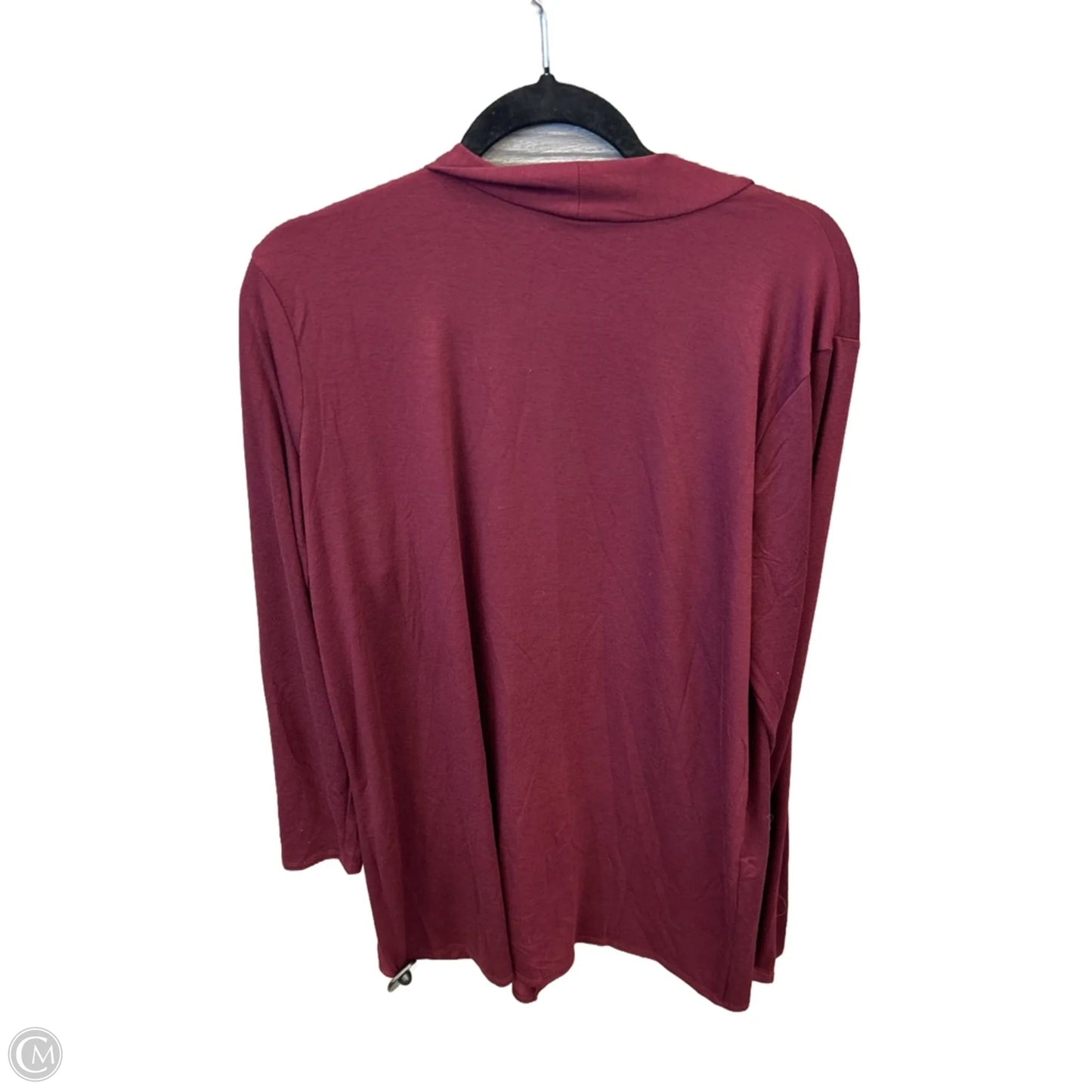 Cardigan By Zenana In Red, Size: 2x